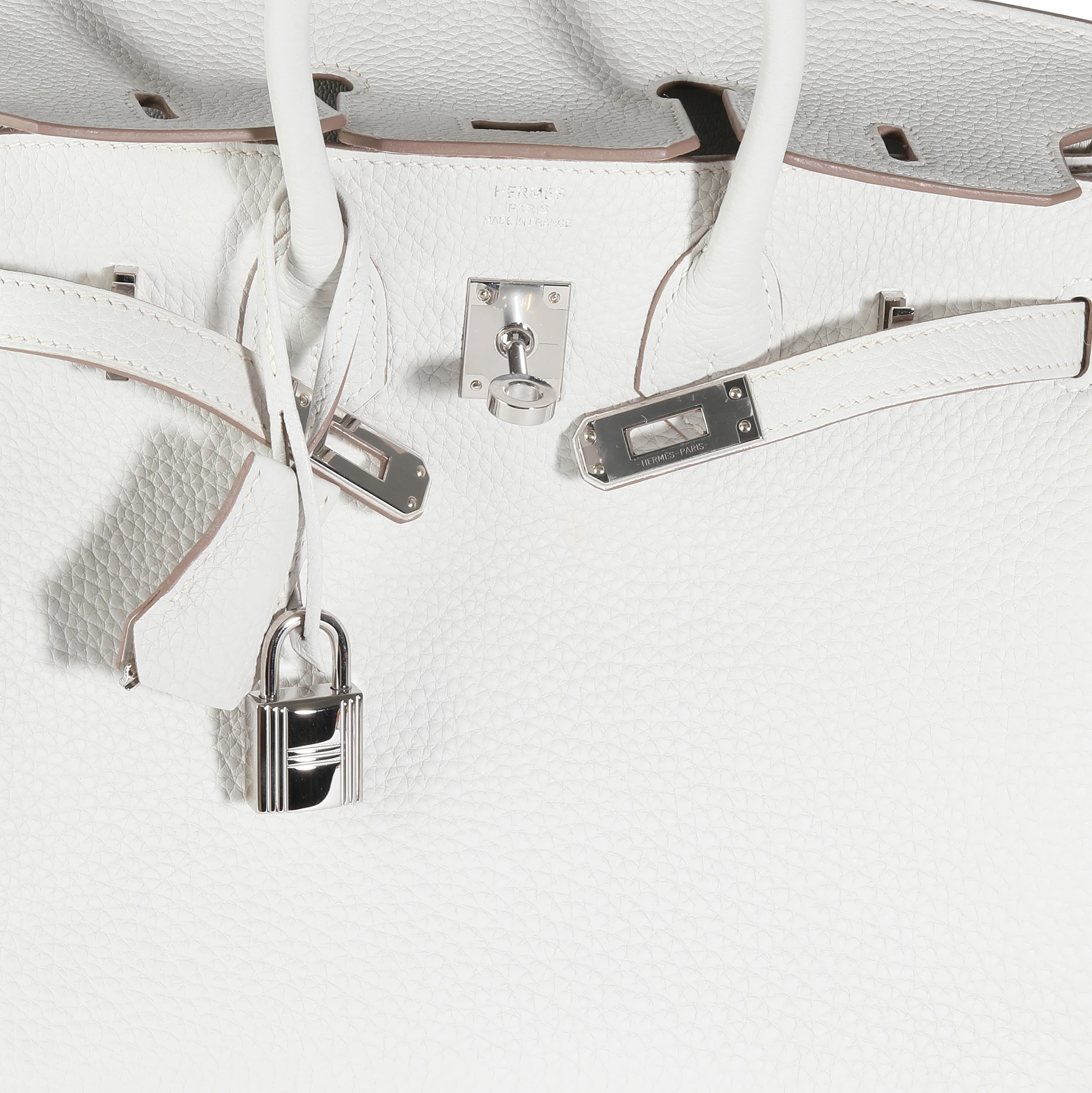 Gris Pale Togo Birkin 25 PHW - Image 8