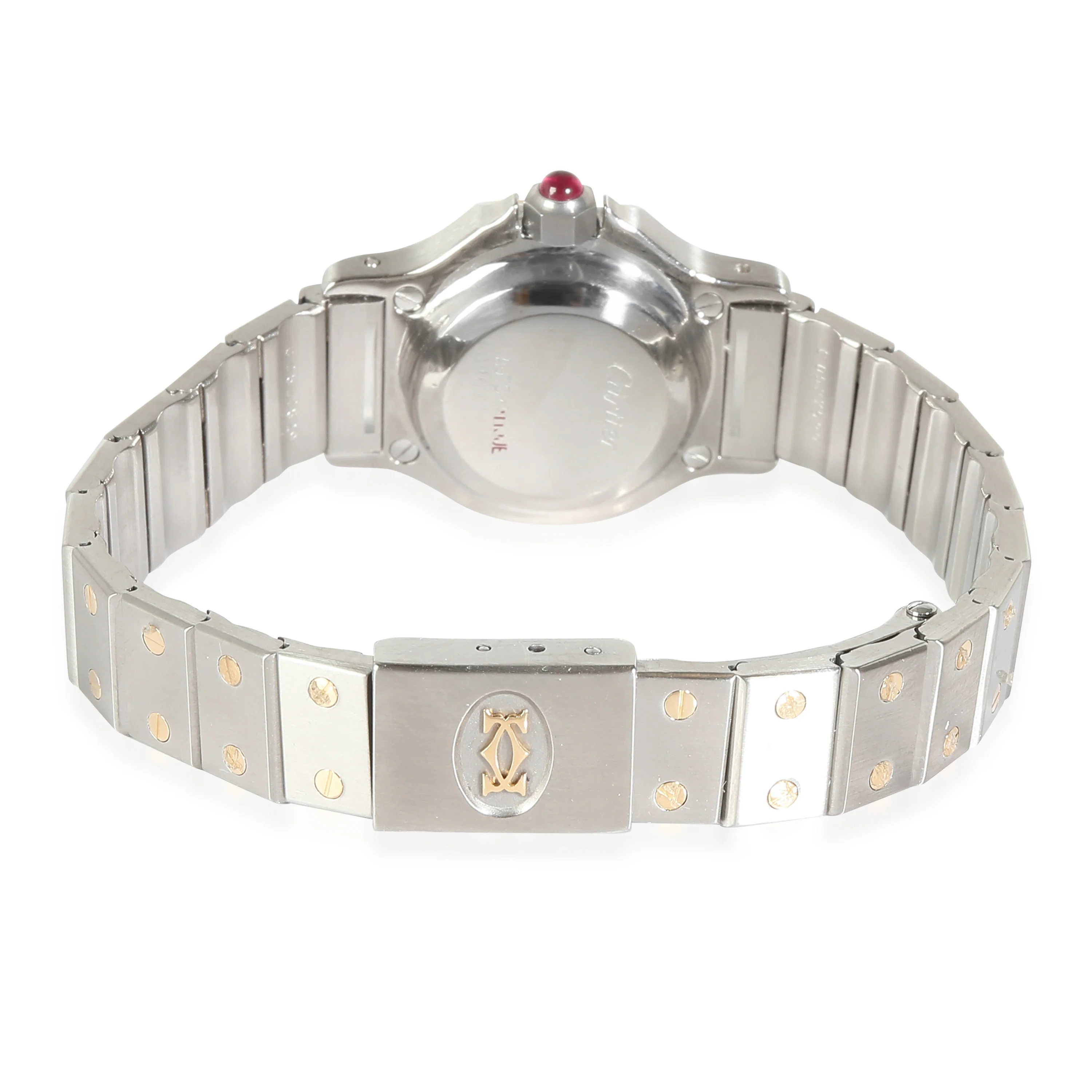 Santos de Cartier 0907 Womens Watch in 18kt Stainless Steel/Yellow Gold - Image 3