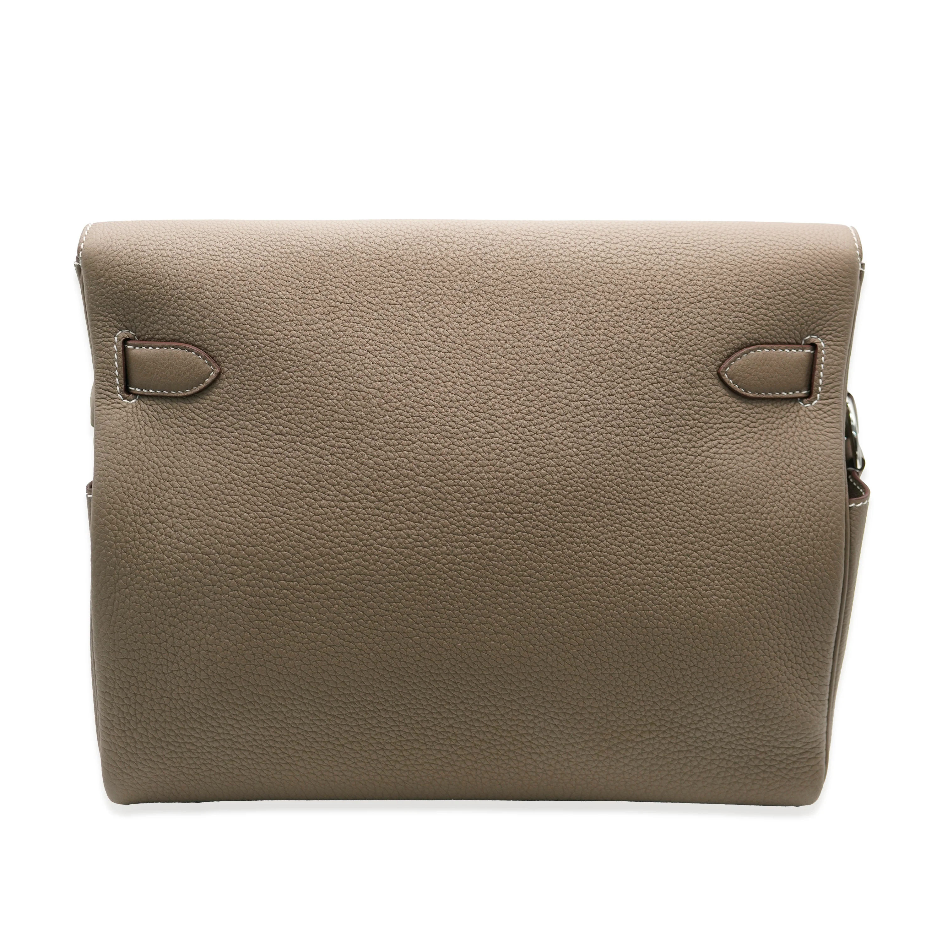 Etoupe Togo Kelly Messenger GM PHW - Image 3