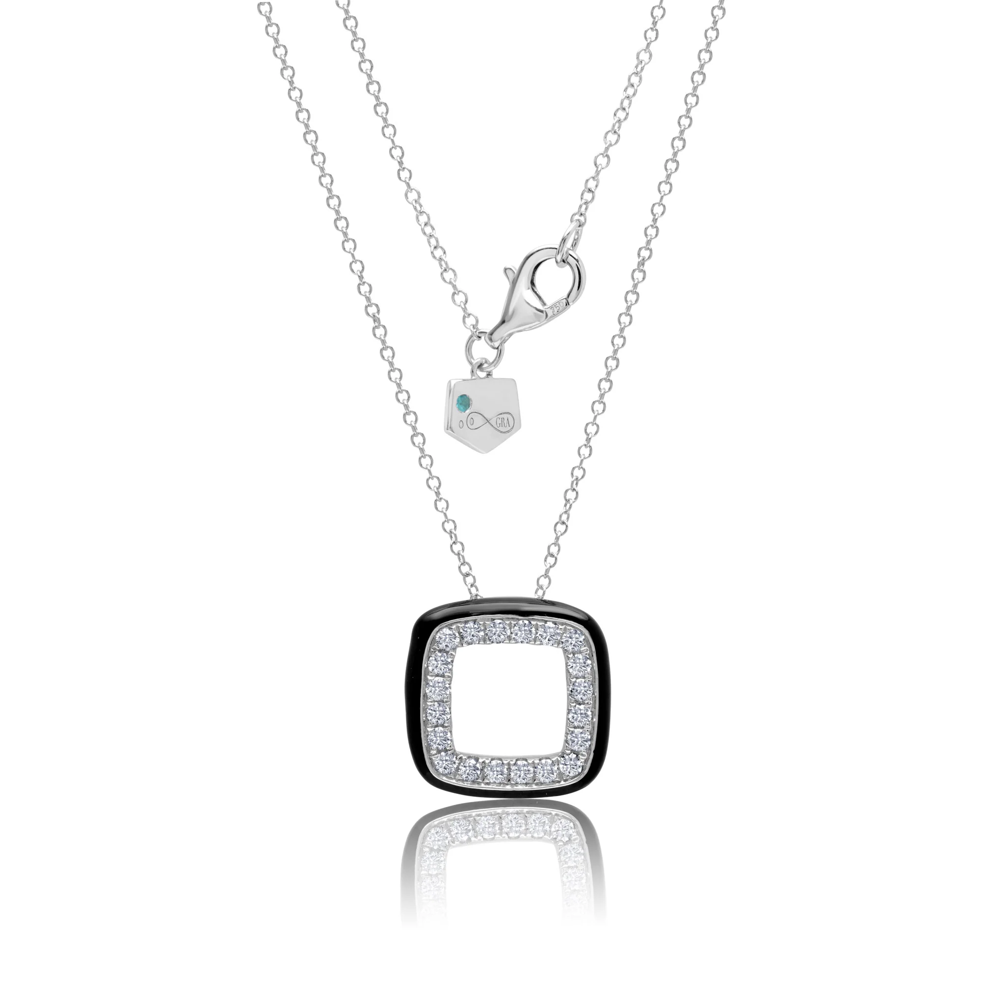 Necklace in 18k White Gold 0.5 CTW