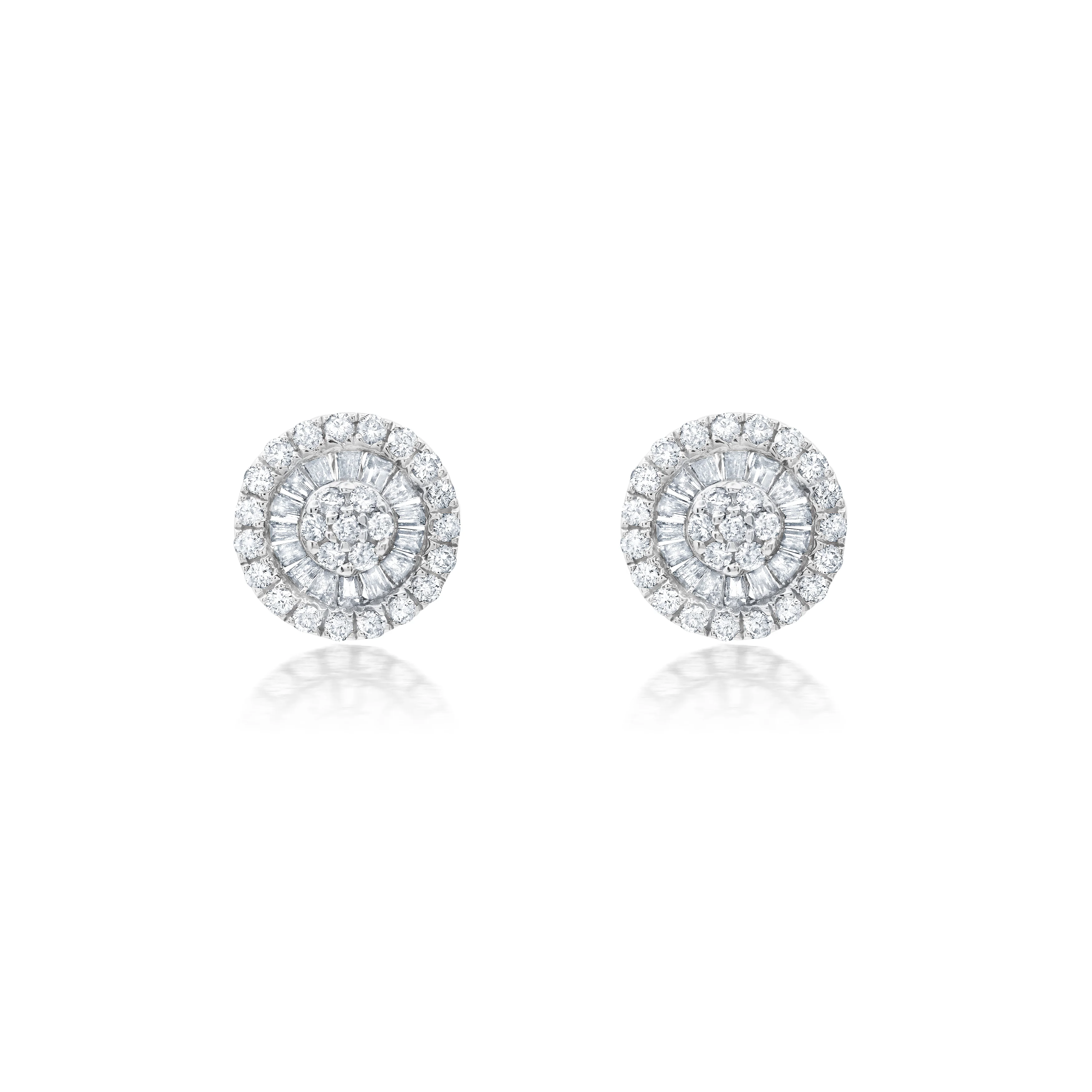Earrings in 18k White Gold 0.44 CTW