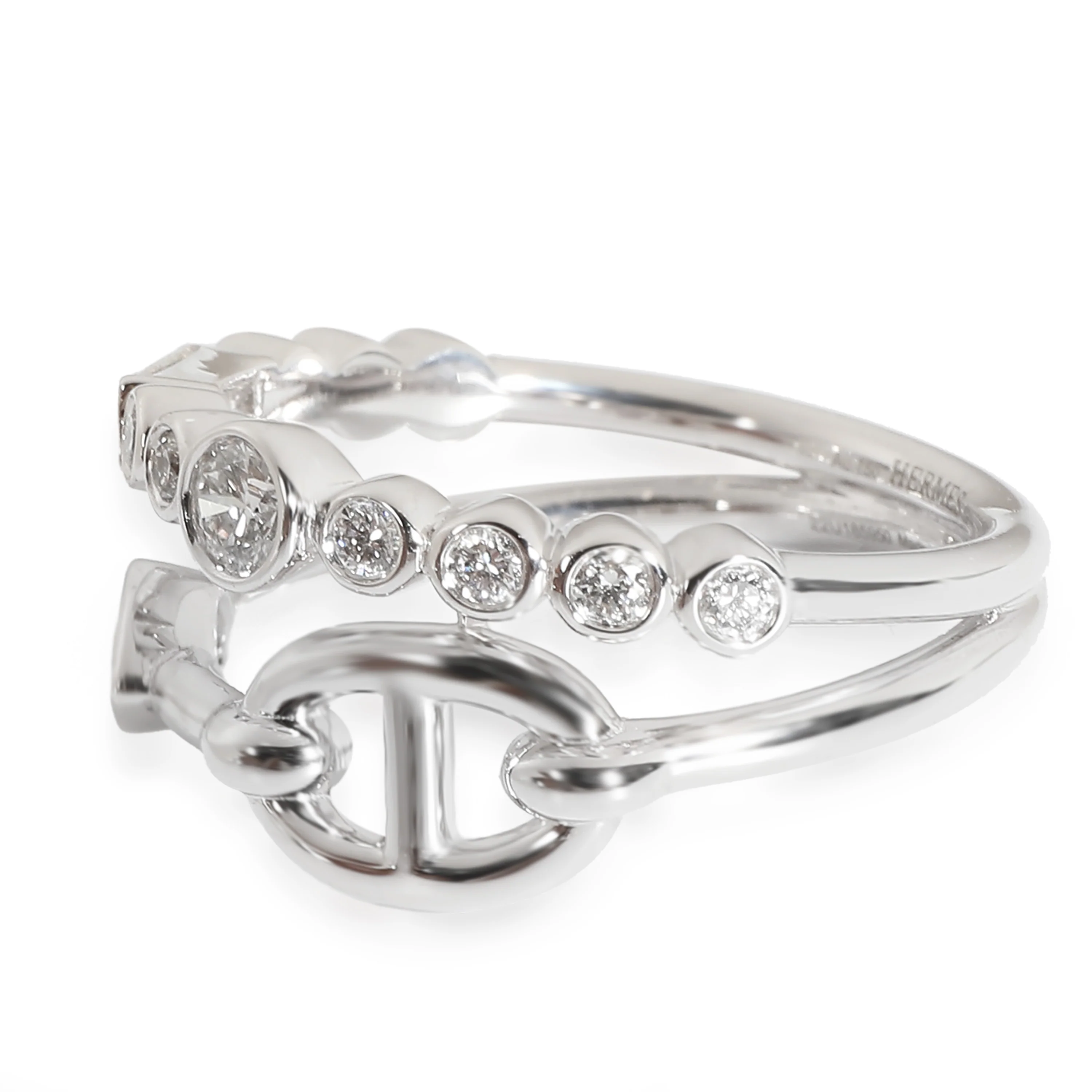 Chaine dAncre Chaos Fancy Ring in 18k White Gold 0.56 CTW - Image 5