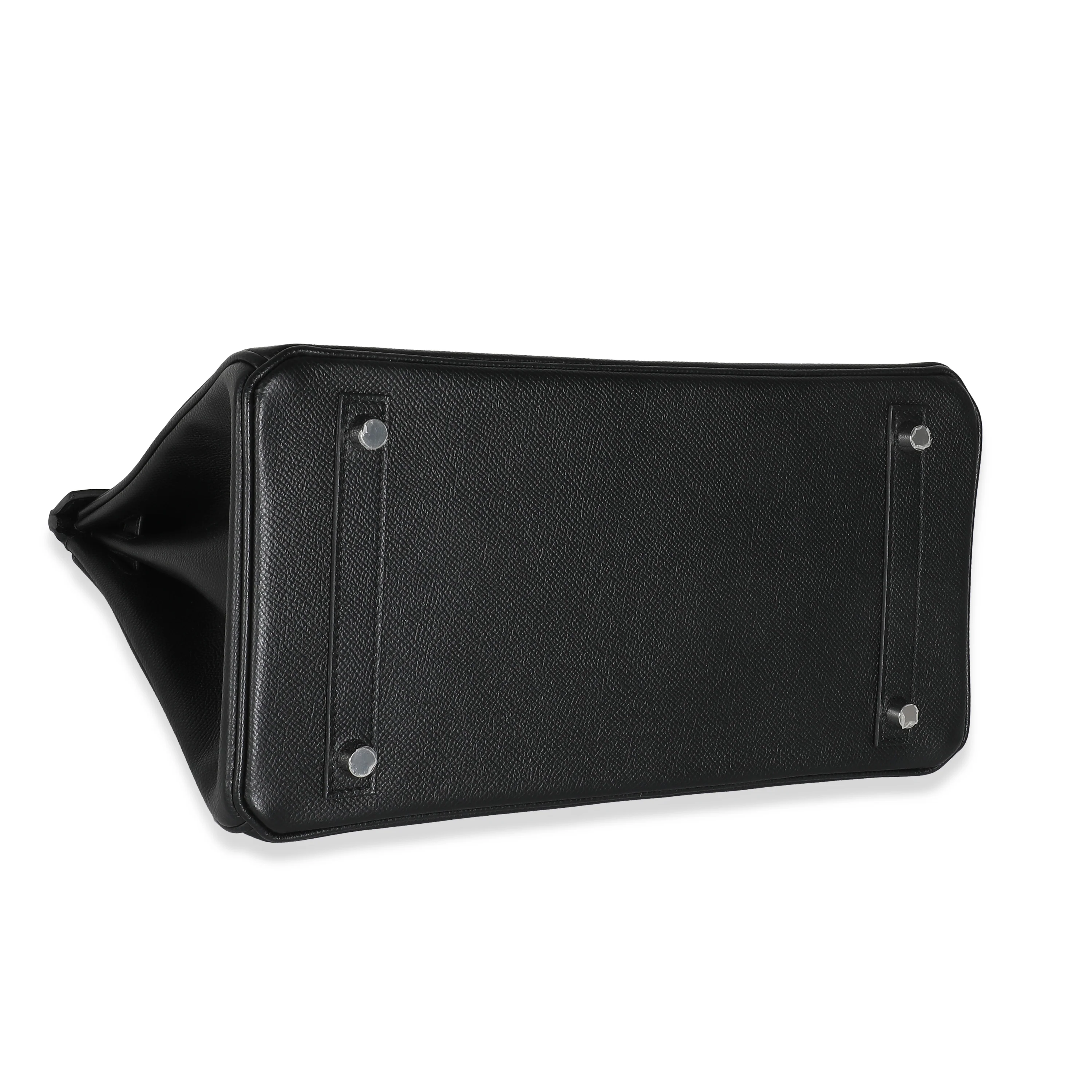Black Epsom Birkin 30 PHW - Image 6