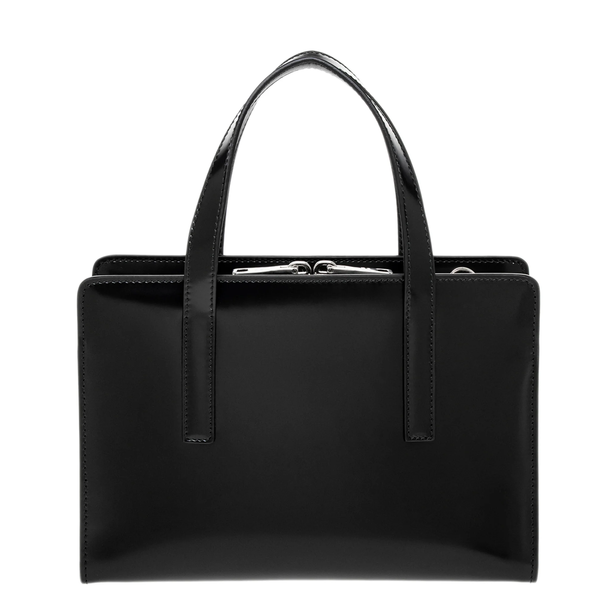 Black Brushed Leather Mini Re-Edition 1995 Mini Bag - Image 3