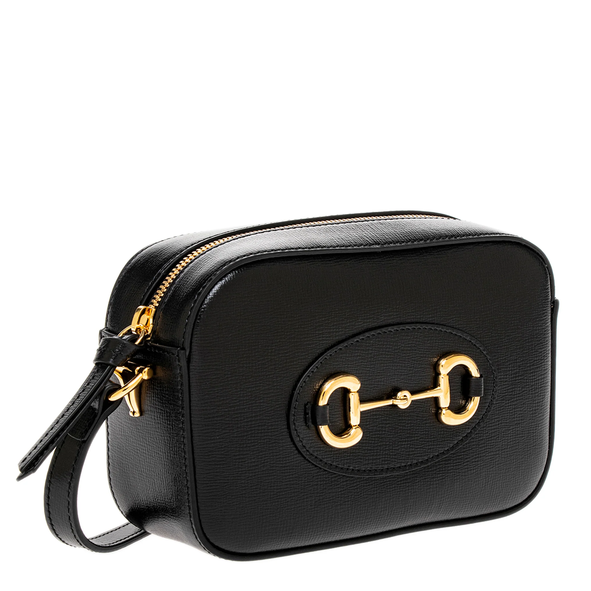 Black Leather Mini Horsebit 1955 Crossbody - Image 2