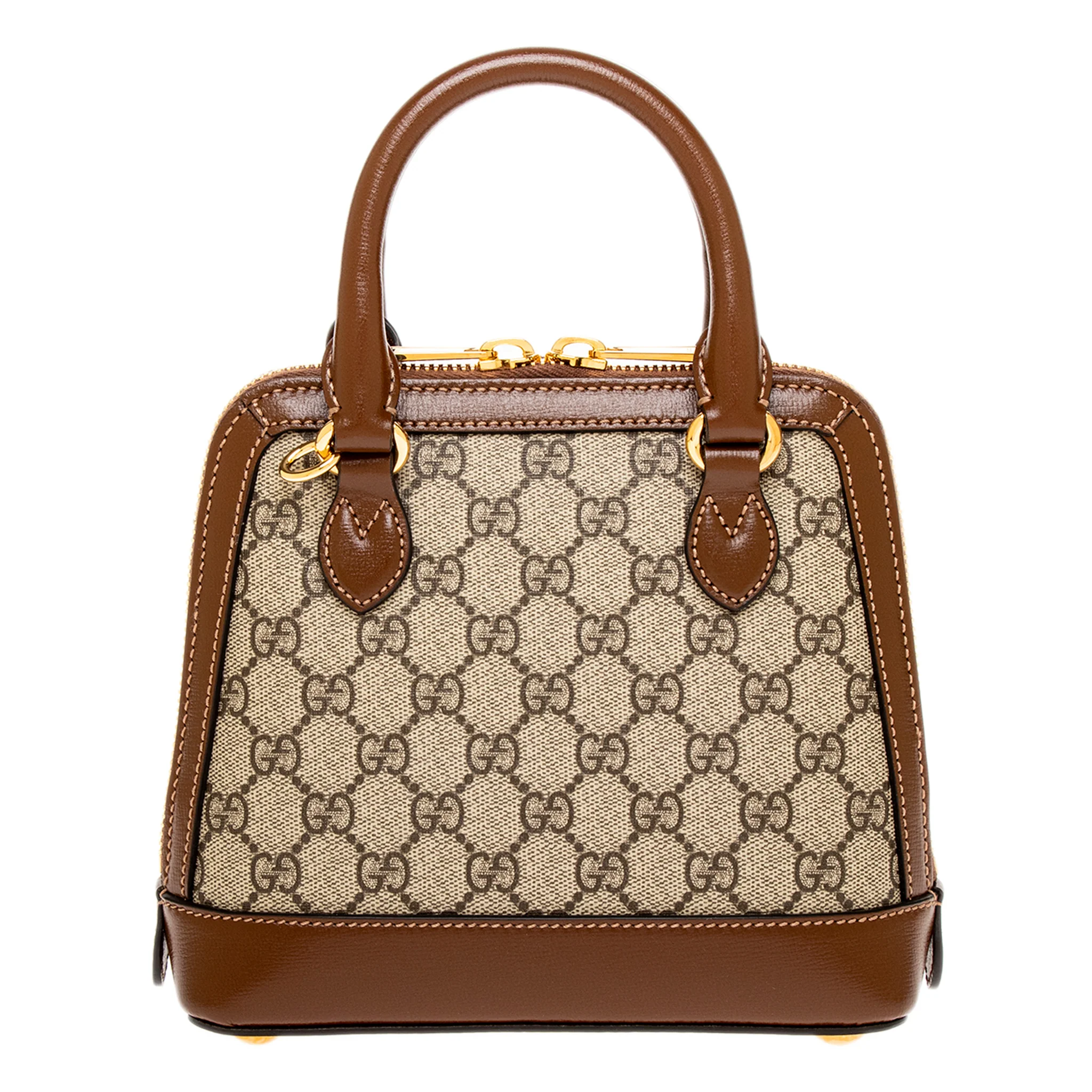 Ebony Beige GG Supreme Mini Horsebit 1955 Mini Top Handle - Image 3