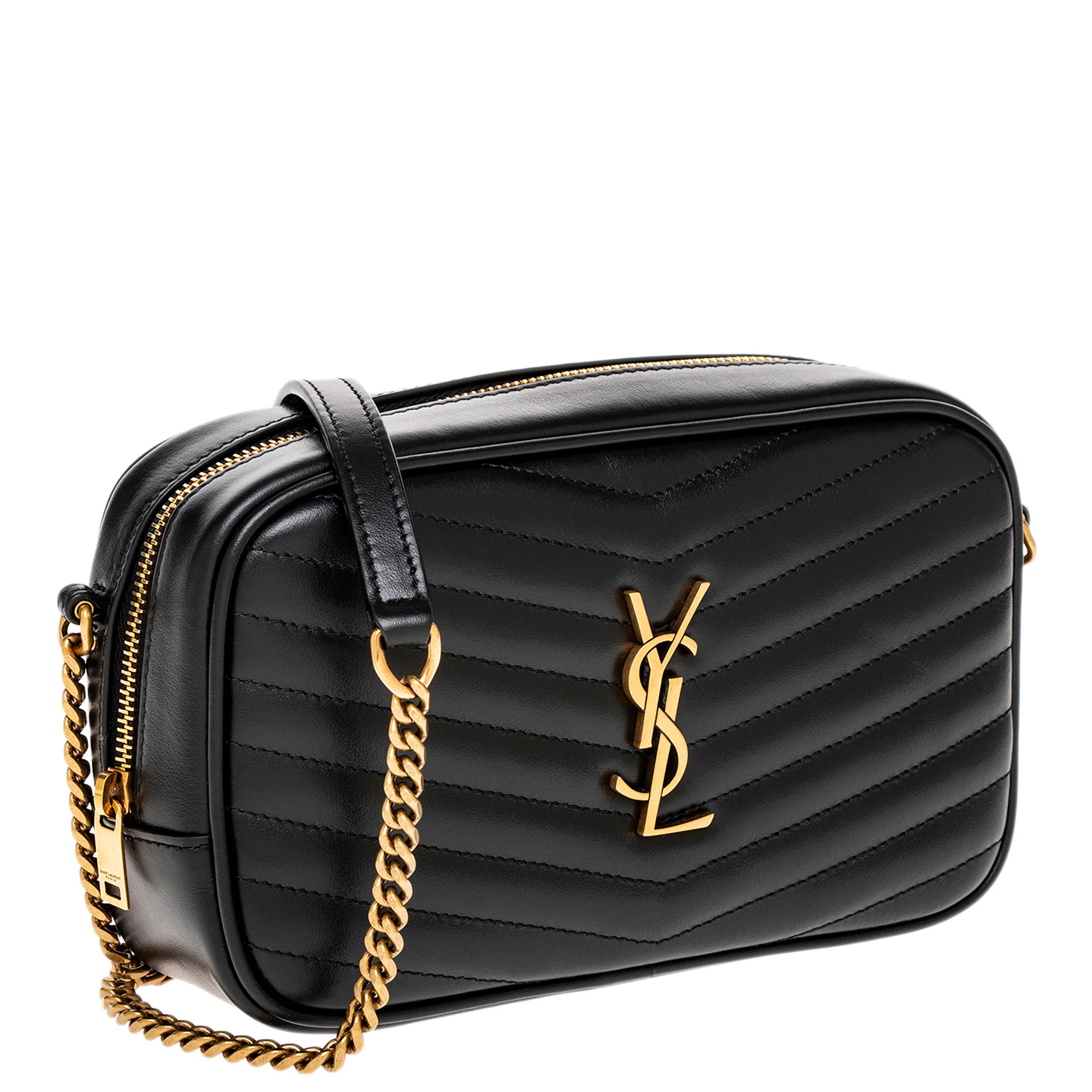 Black Quilted Leather Mini Lou - Image 2