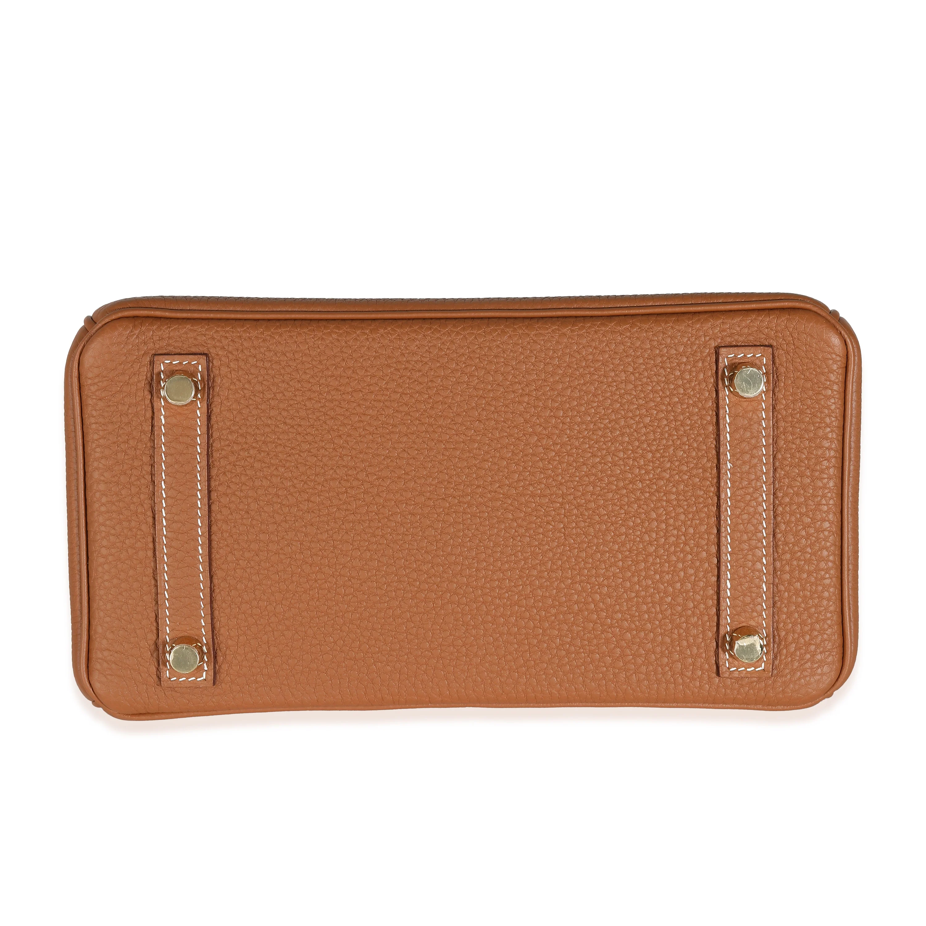 Gold Togo Birkin 25 GHW - Image 5