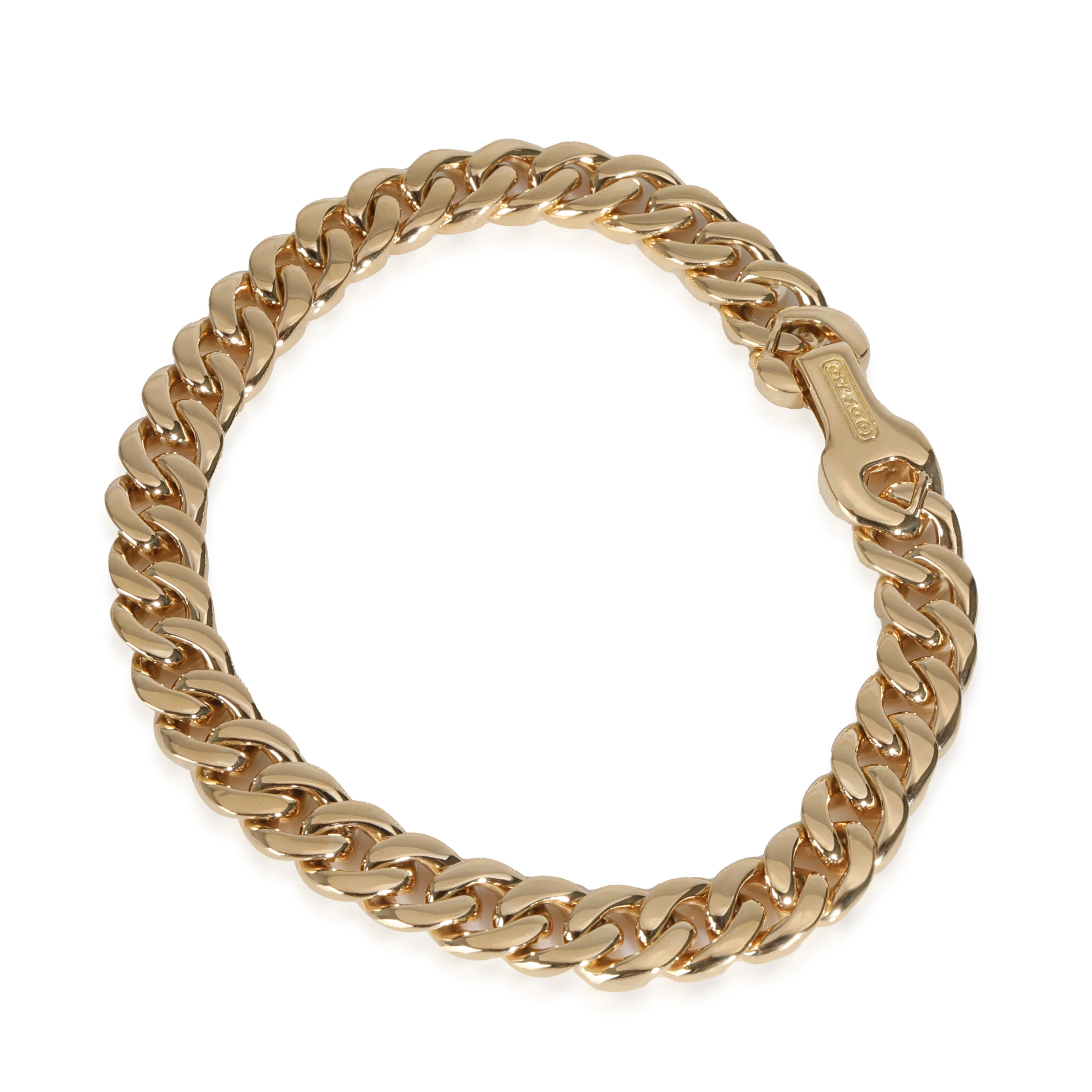Curb Chain Collection Bracelet in 18k Yellow Gold - Image 2