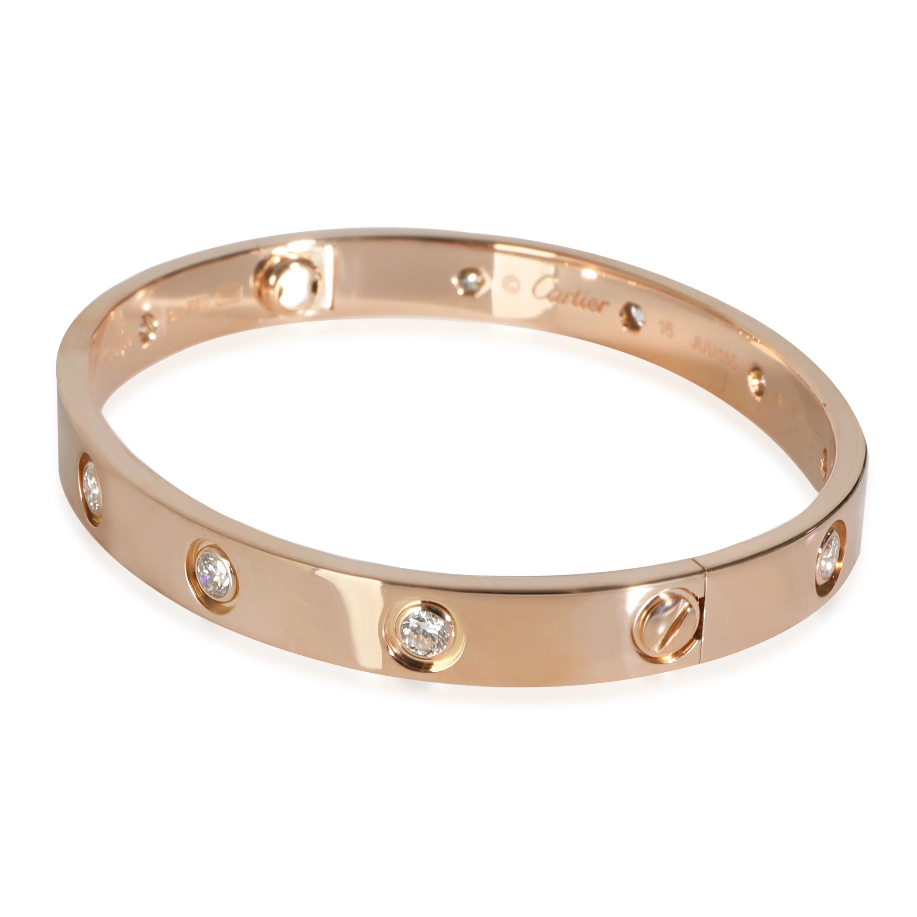 Love Bracelet, Diamonds (Rose Gold) - Image 2