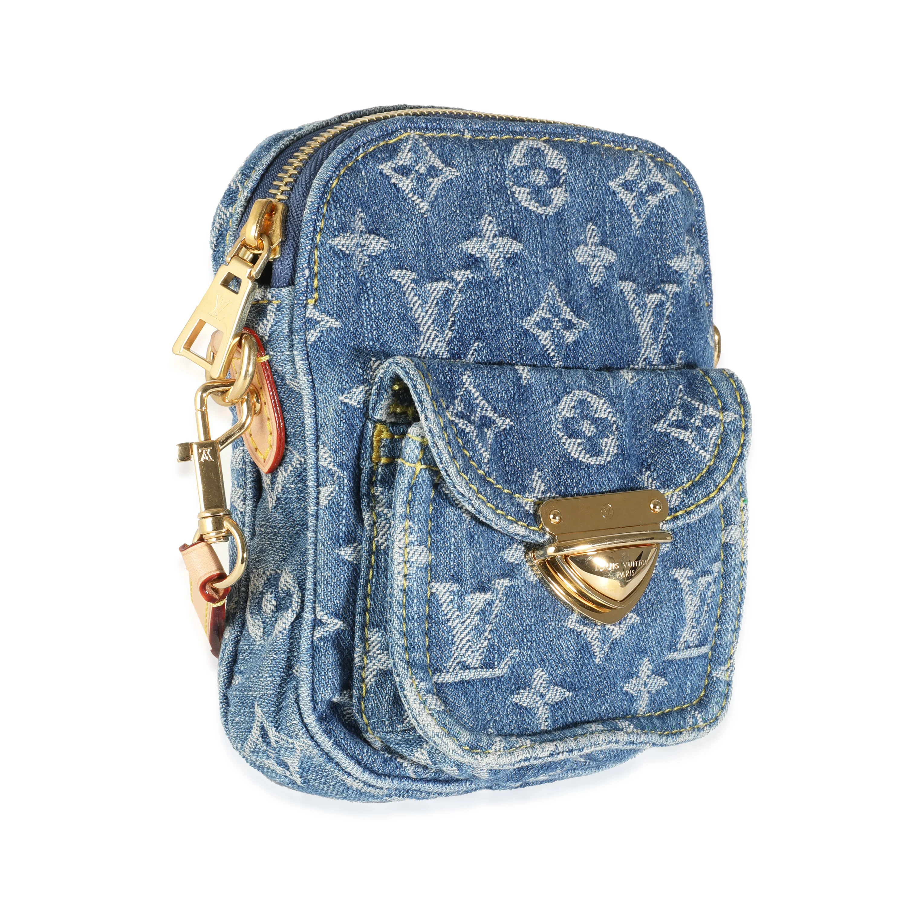 Monogram Denim Fairfax Pochette - Image 3
