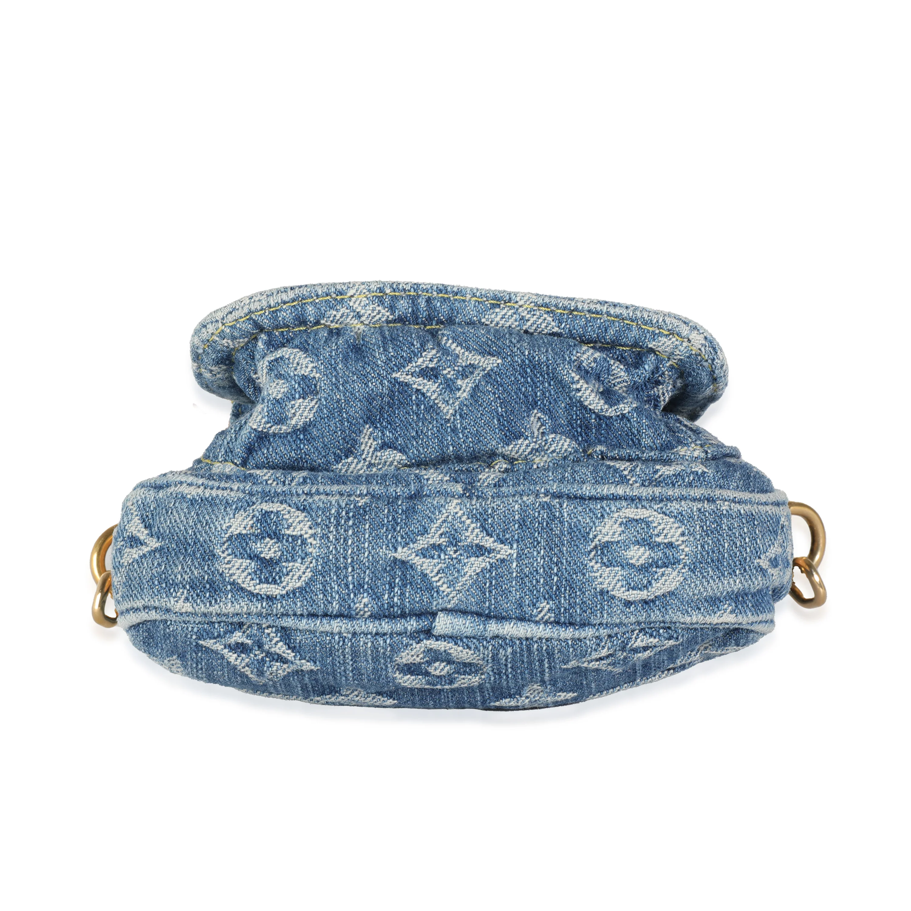 Monogram Denim Fairfax Pochette - Image 5