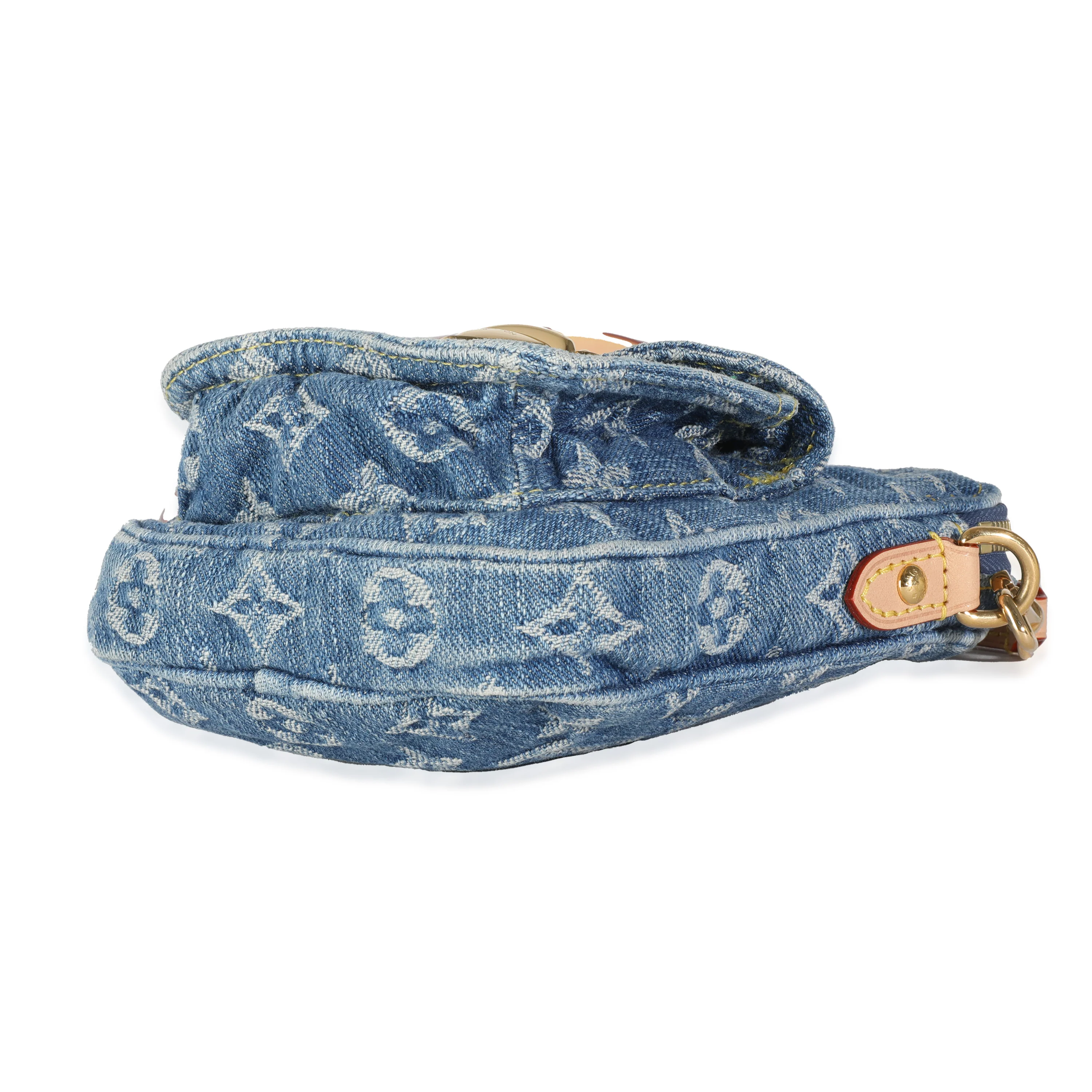 Monogram Denim Fairfax Pochette - Image 7