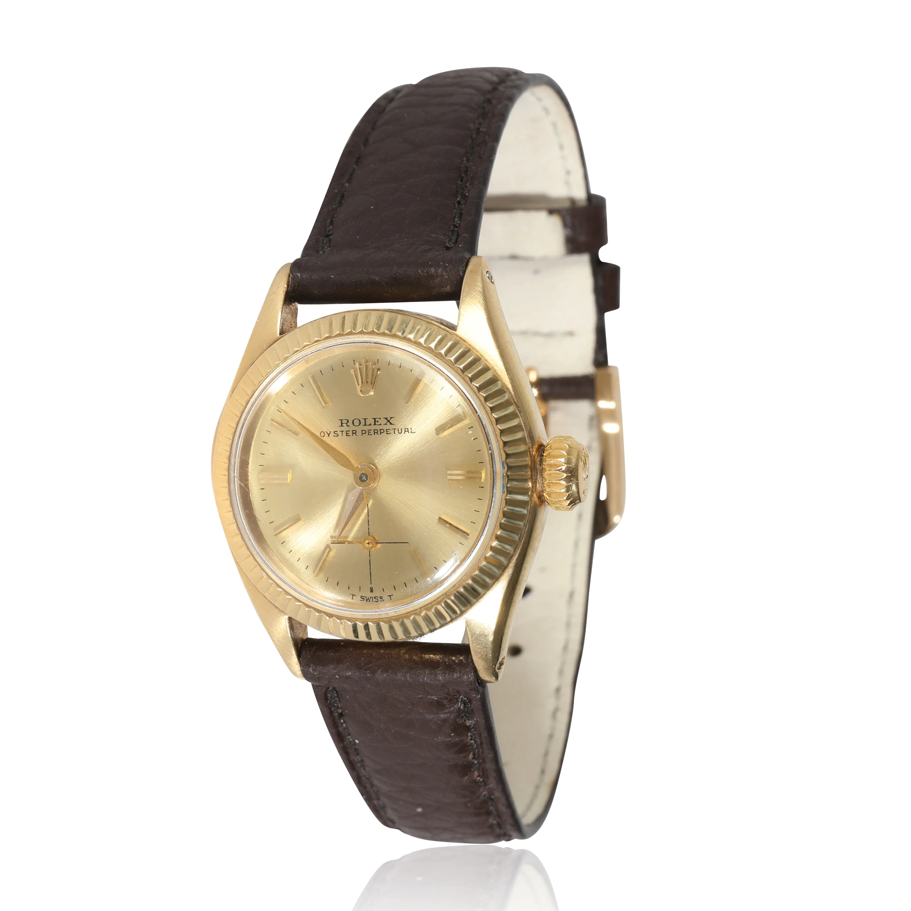 Oyster Perpetual 6509 Womens Watch in 14kt Yellow Gold