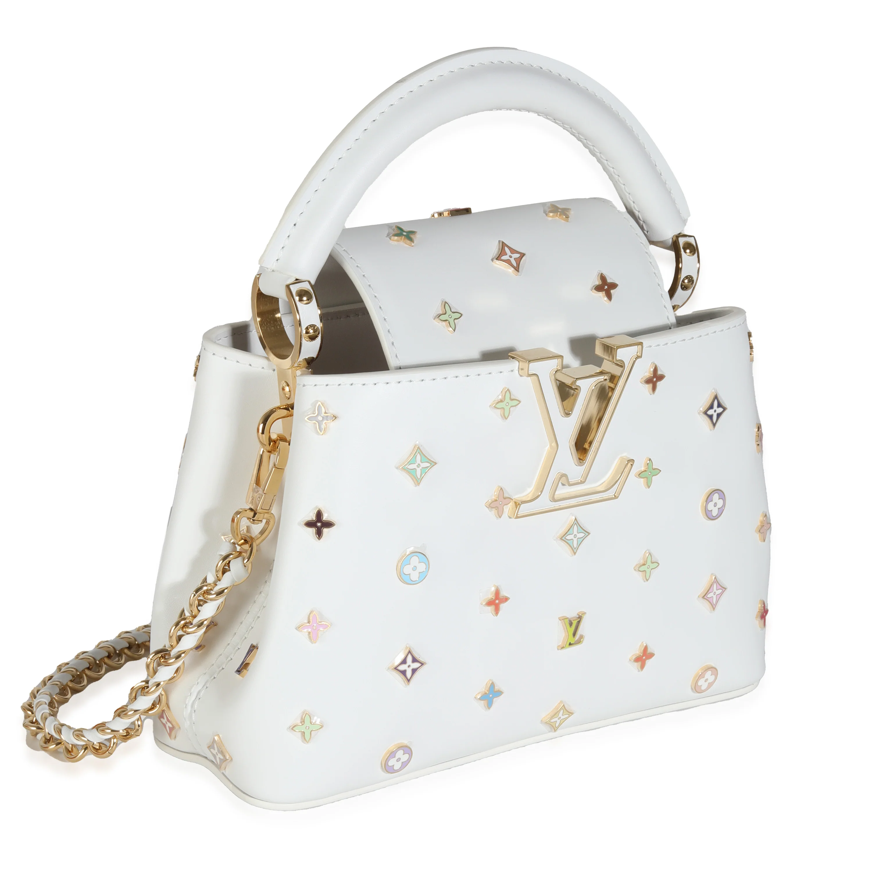 x TM White Taurillon Mini Capucines - Image 3
