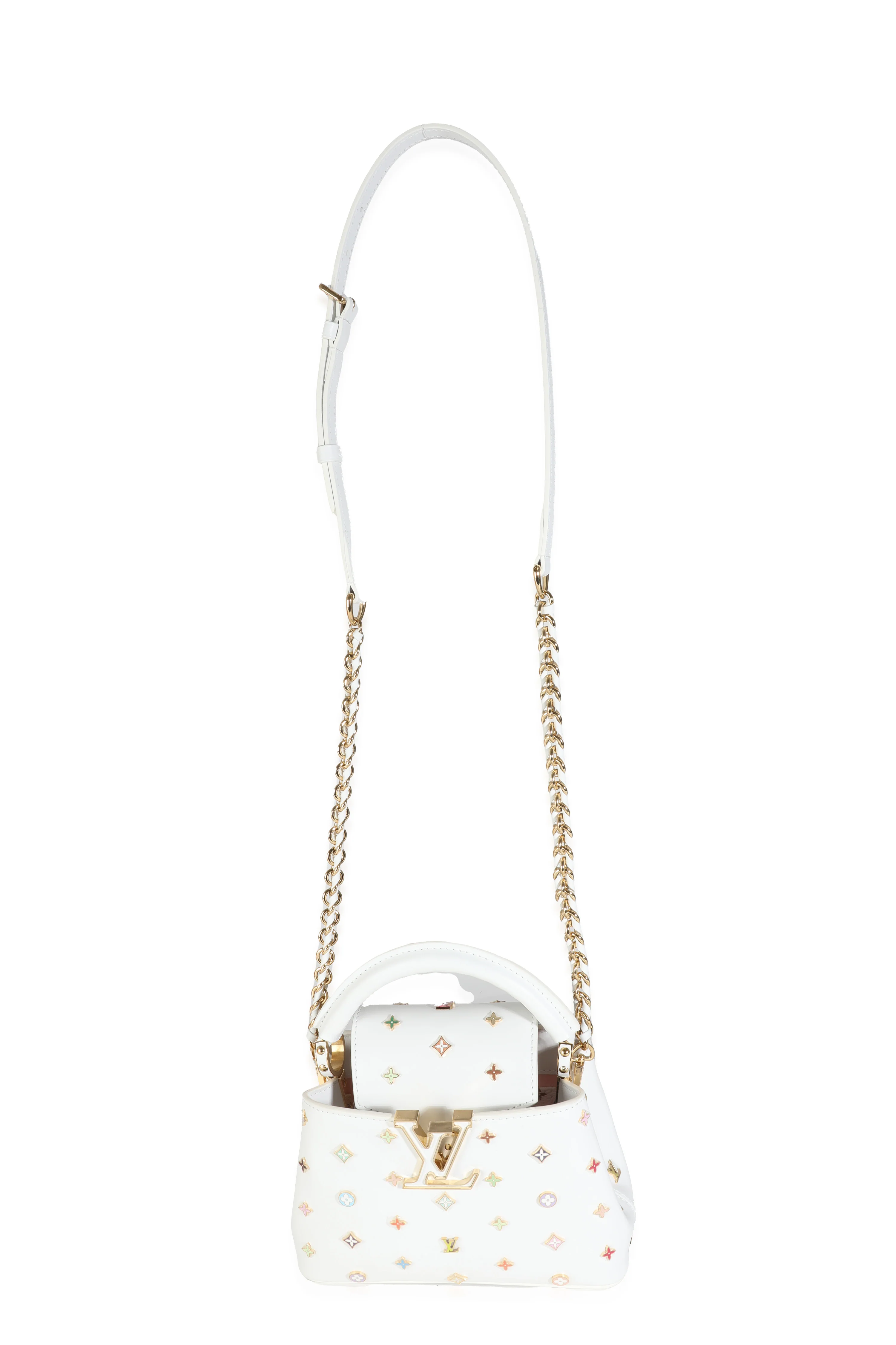 x TM White Taurillon Mini Capucines - Image 4