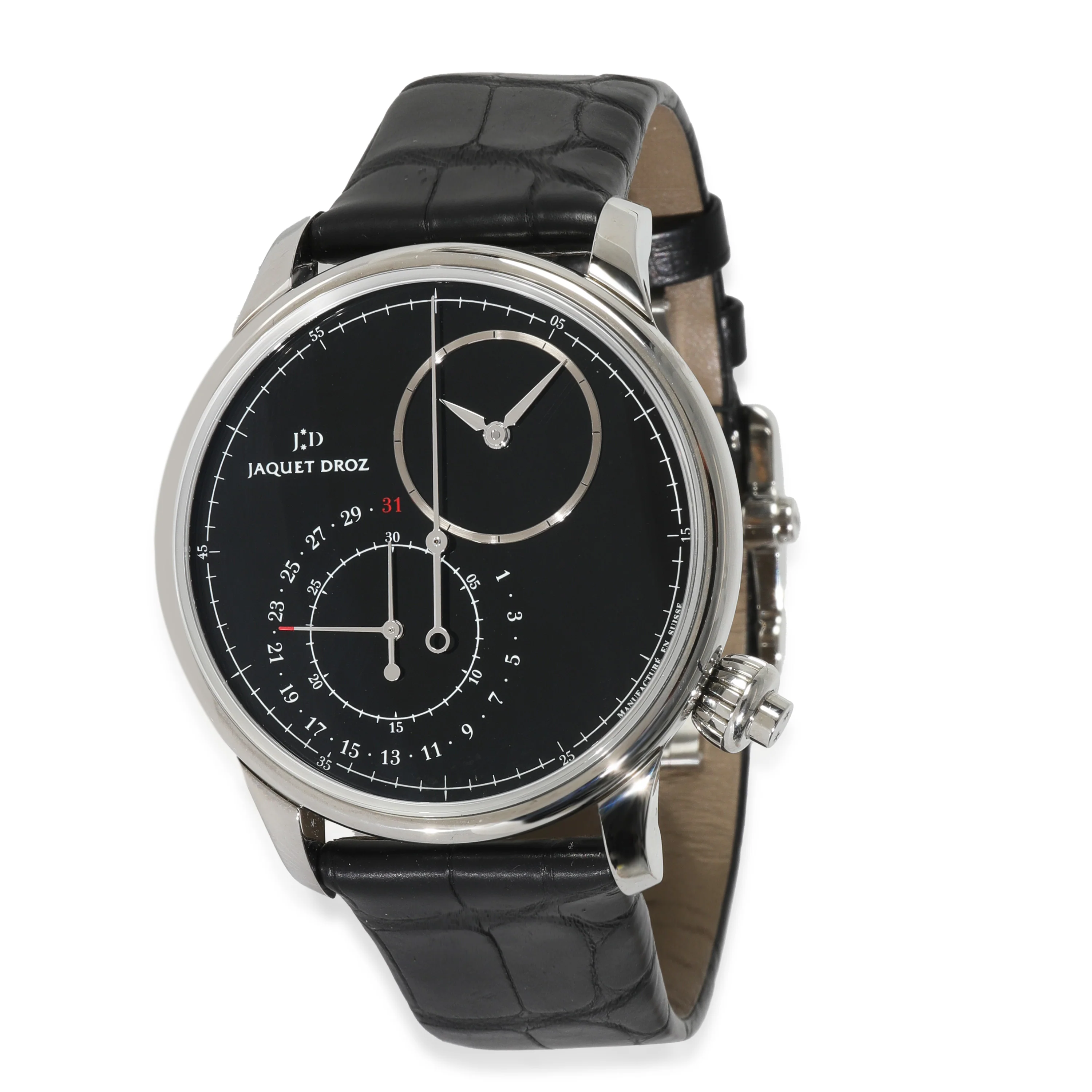 Grande Seconde Off-Center Chrono J007830270 Mens Watch in Stainles