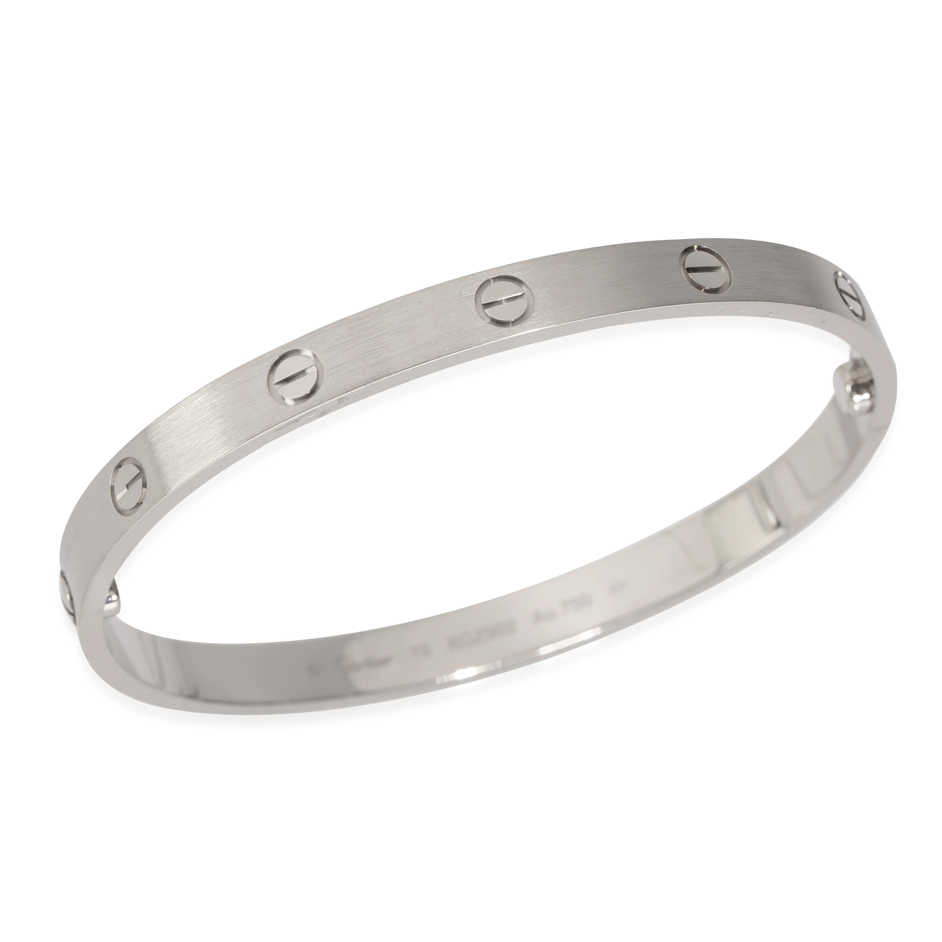 White Gold Love Bracelet - Image 3