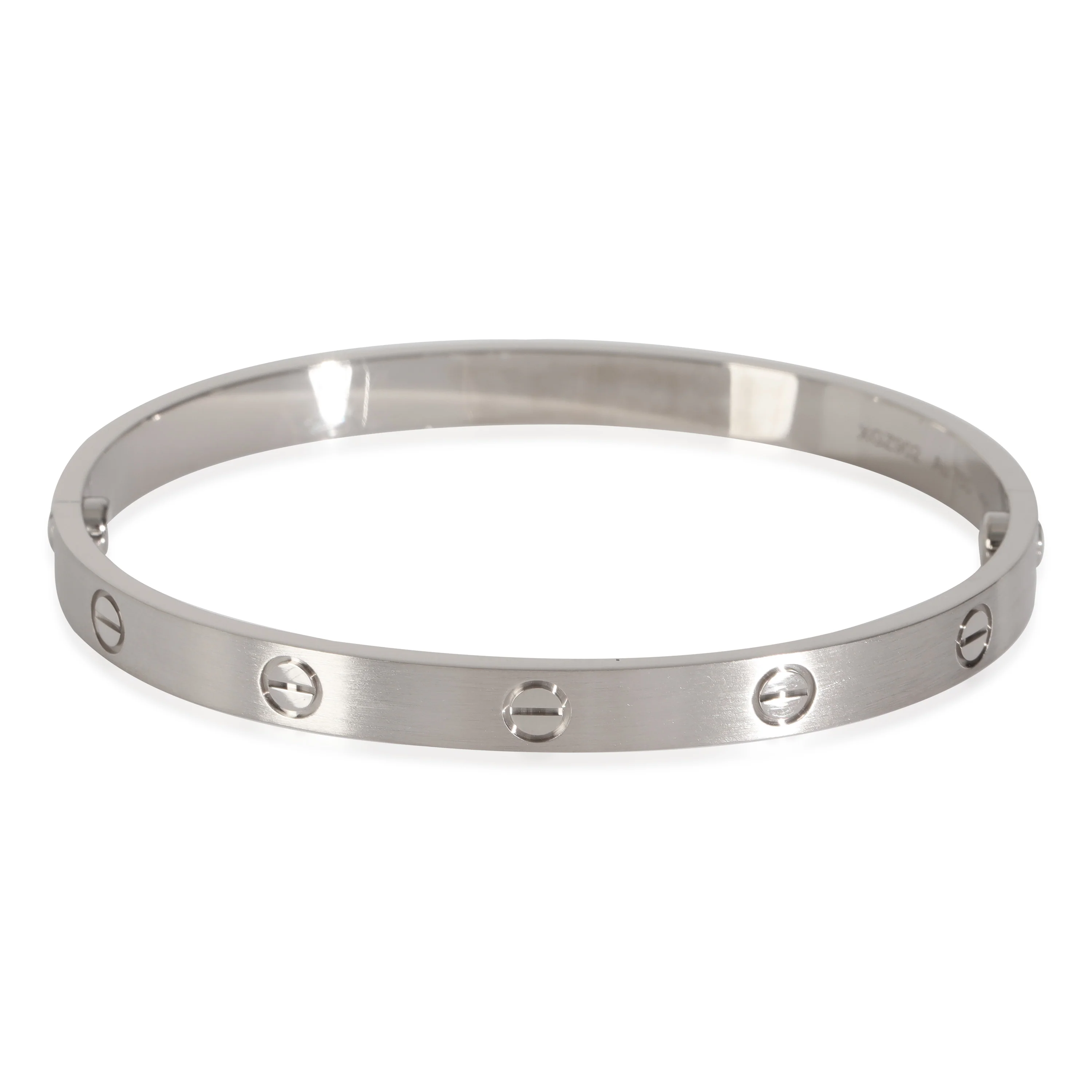 White Gold Love Bracelet - Image 4