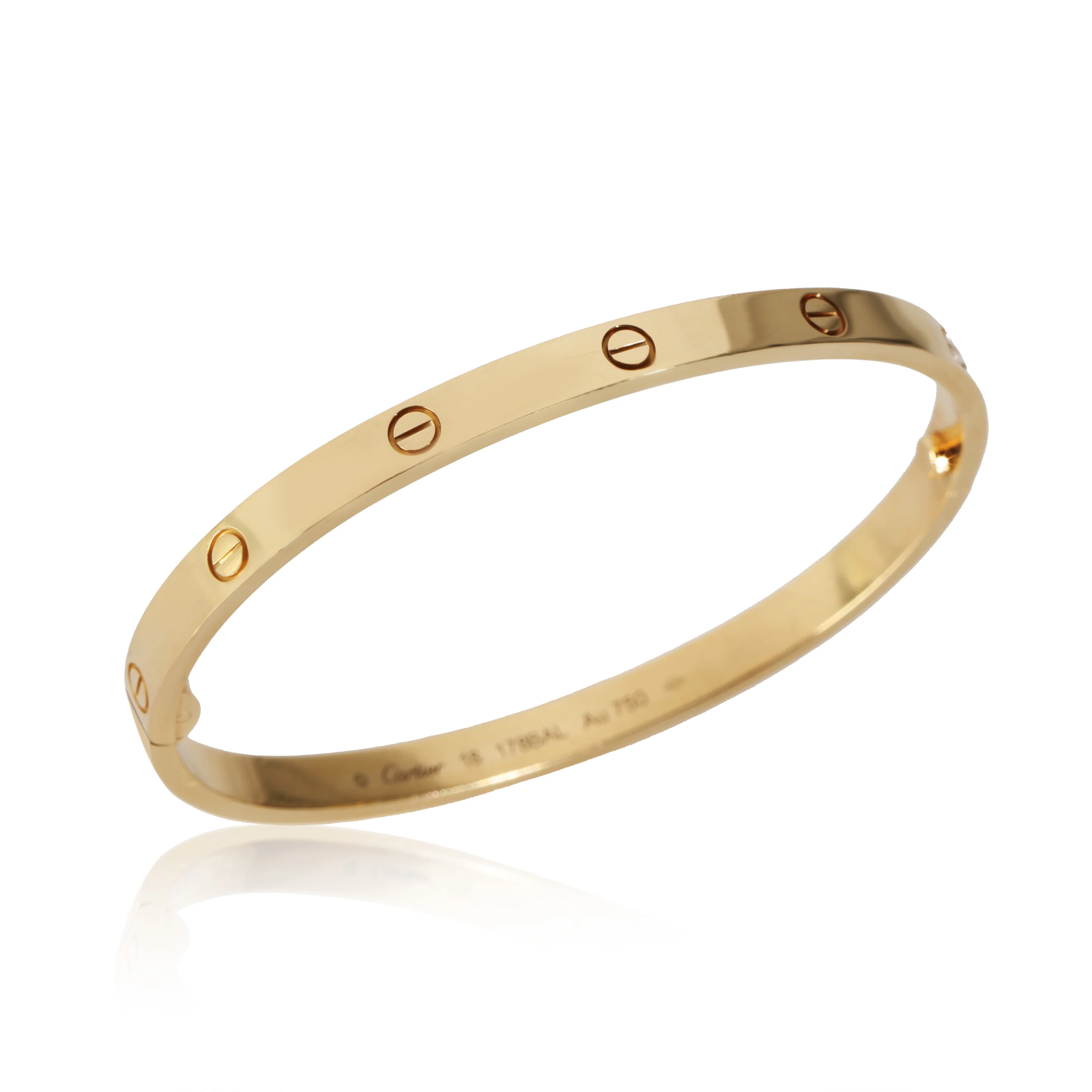 Love Bracelet, Medium Width (Yellow Gold) - Image 3