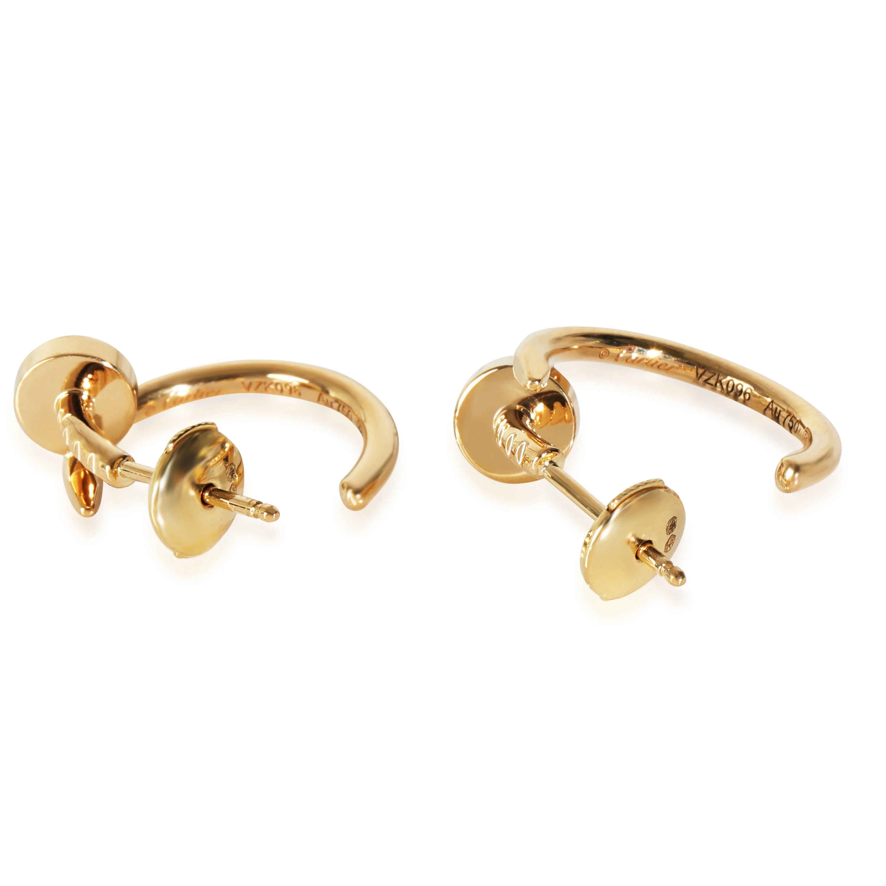 Juste Un Clou Earrings, Small Model (Yellow Gold) - Image 3