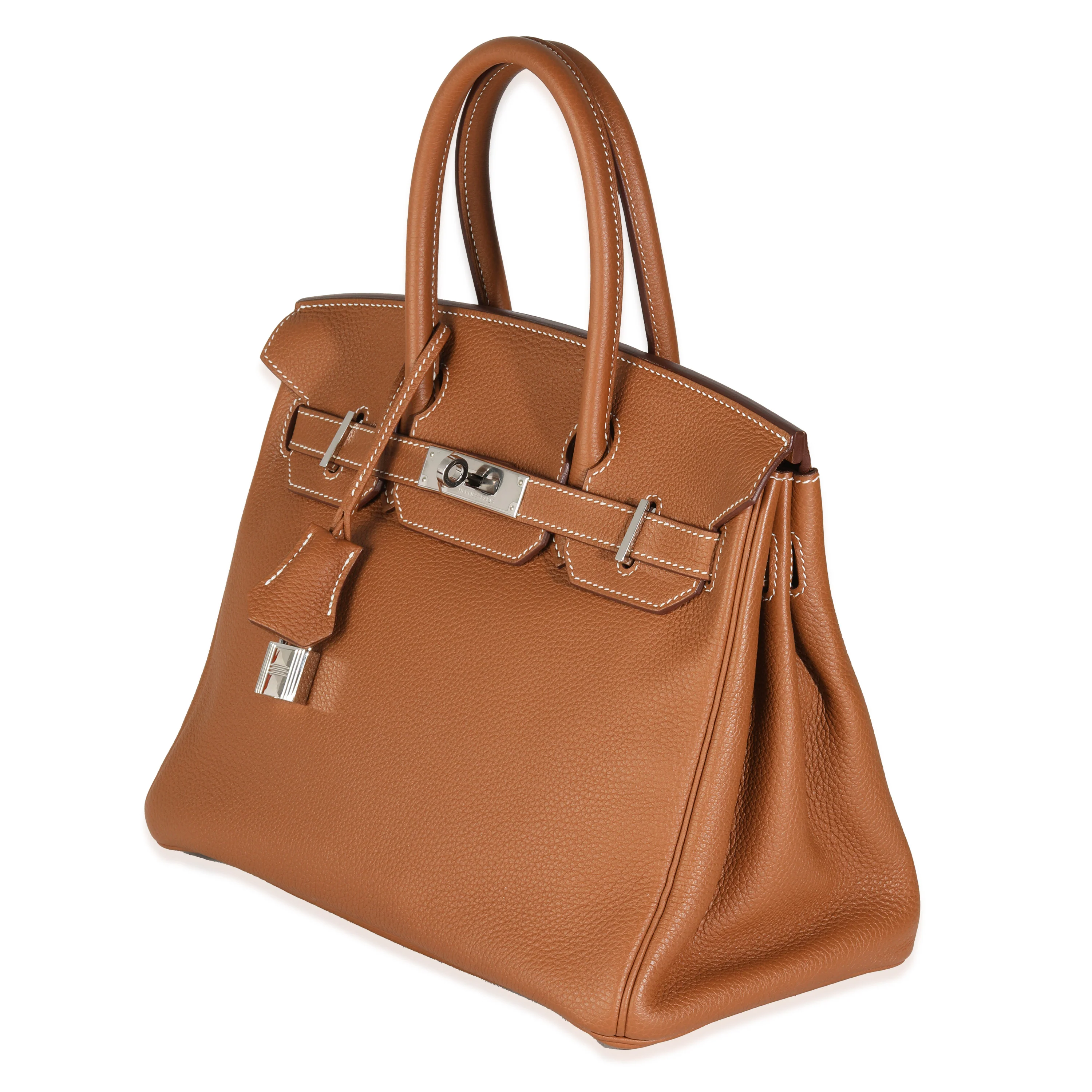 Gold Togo Birkin 30 PHW - Image 2
