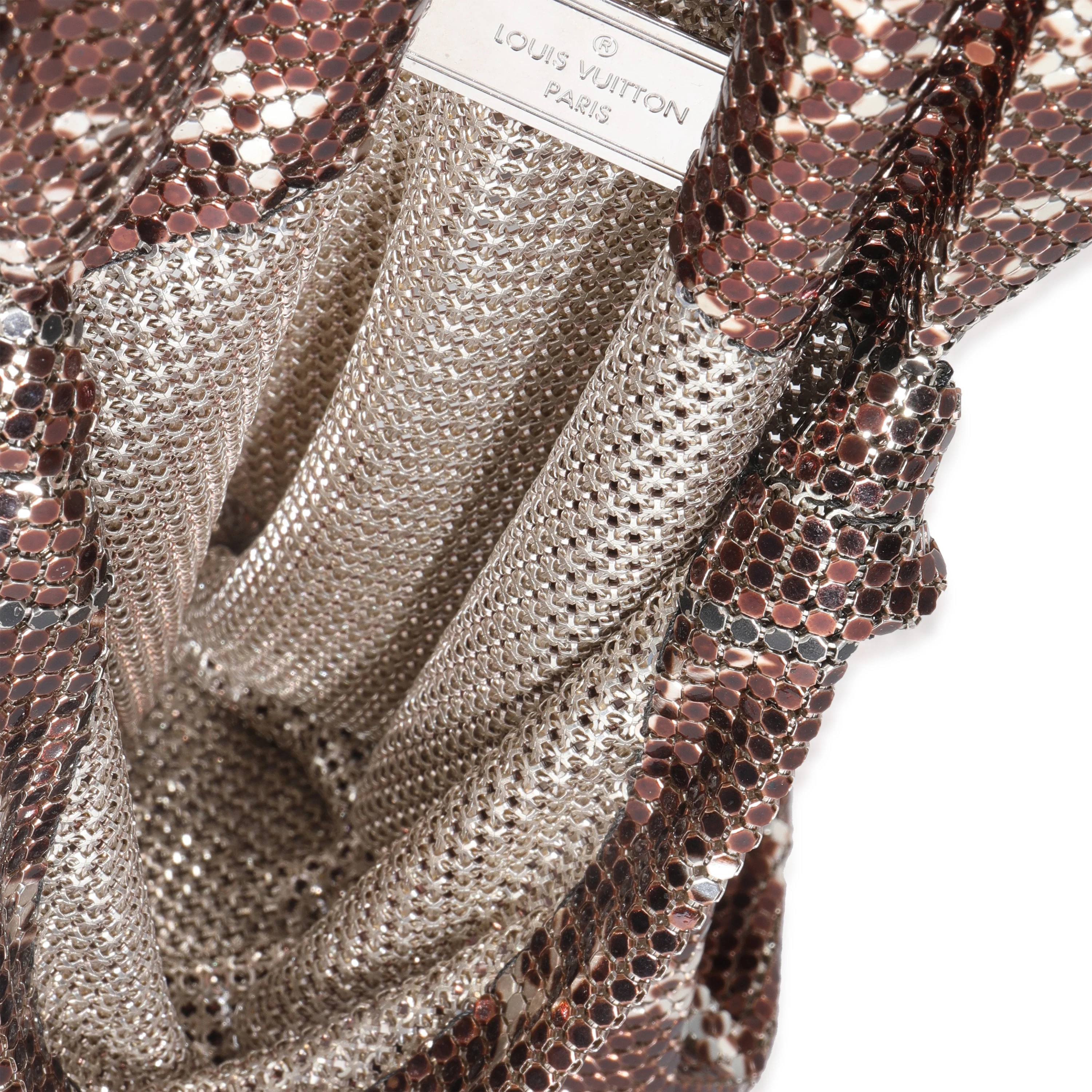 Bronze Monogram Mesh Metal Frances - Image 10