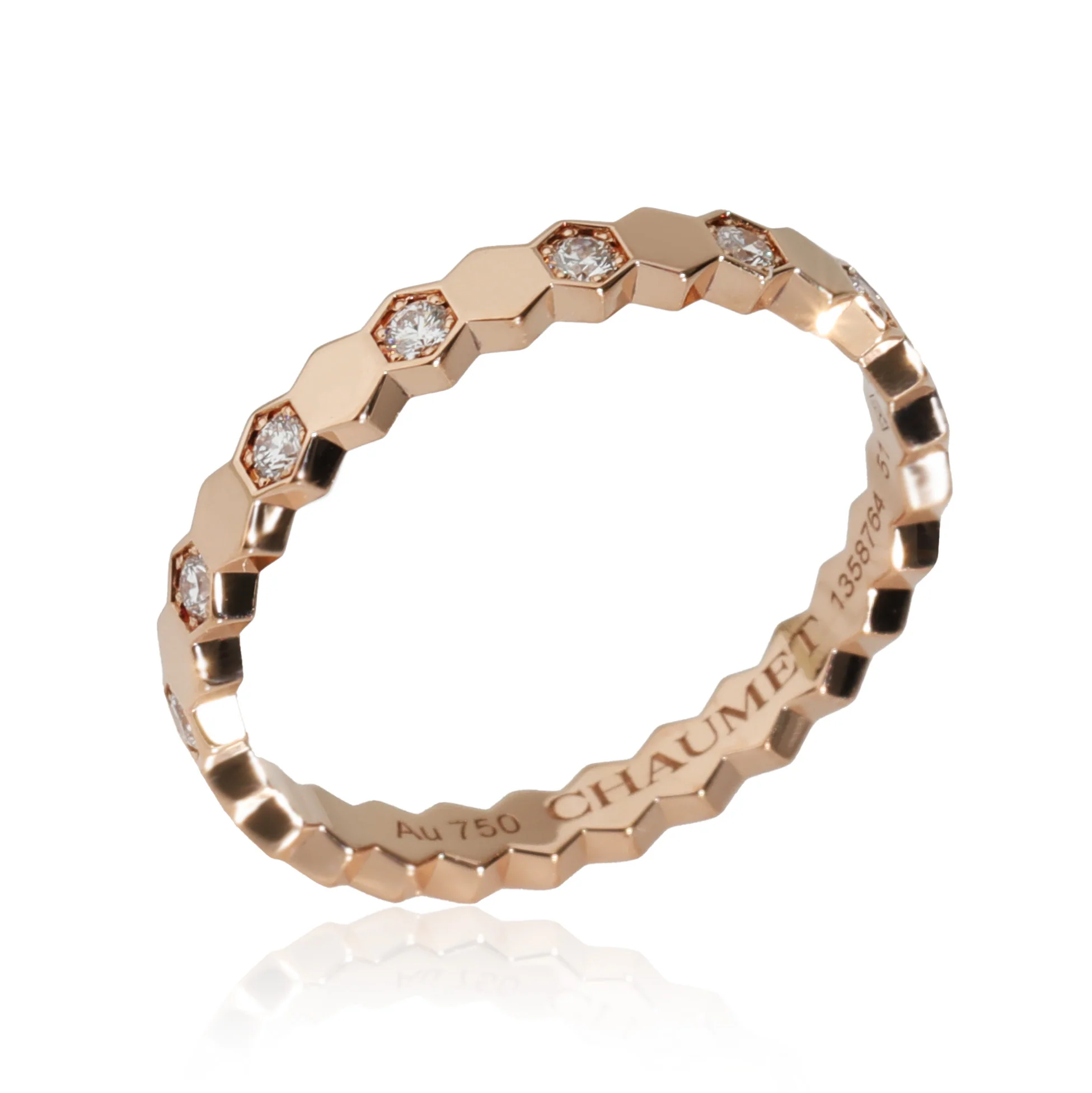 Rose Gold Diamond Bee de Chaumet Ring - Image 2