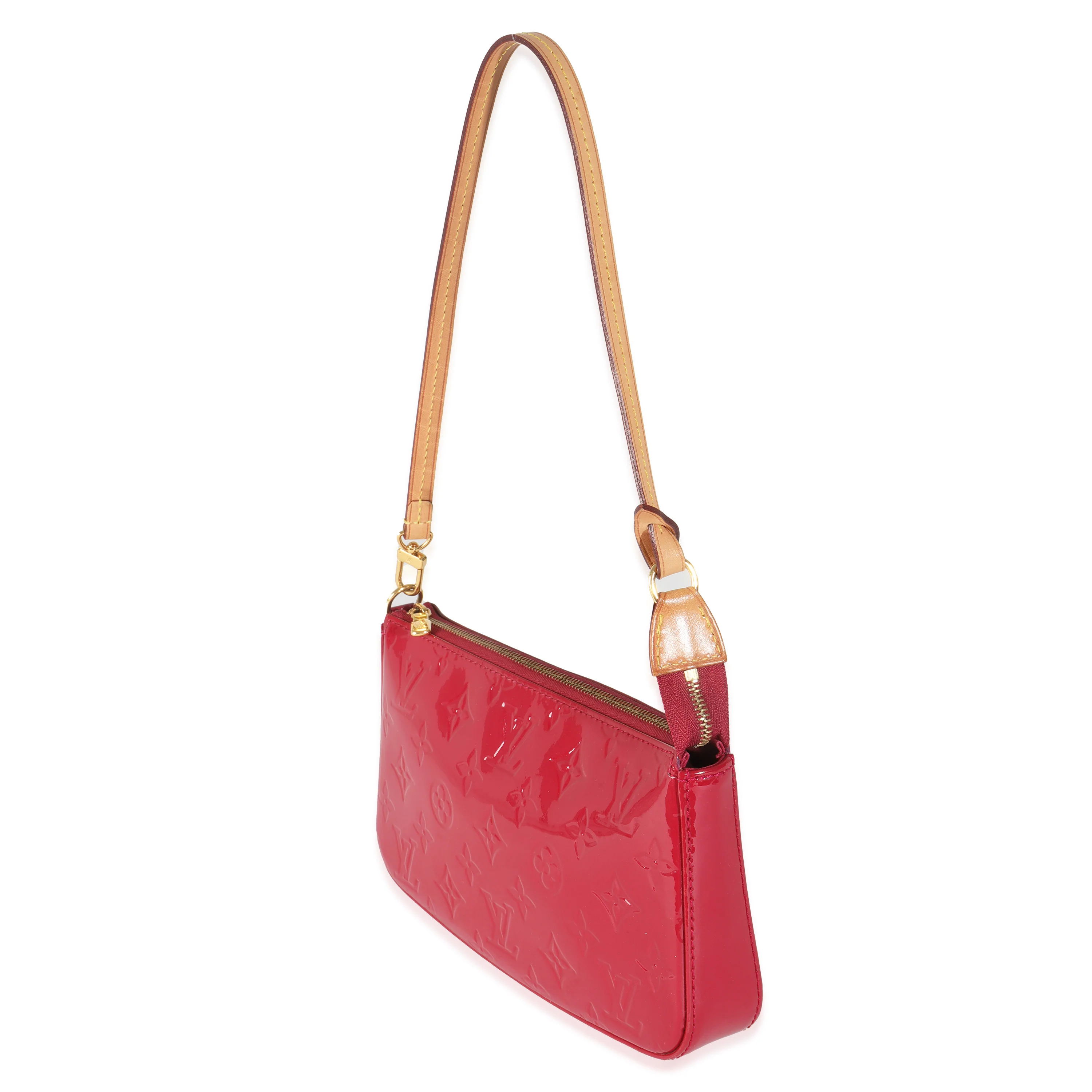 Rose Indien Monogram Vernis Pochette Accessoires NM - Image 2