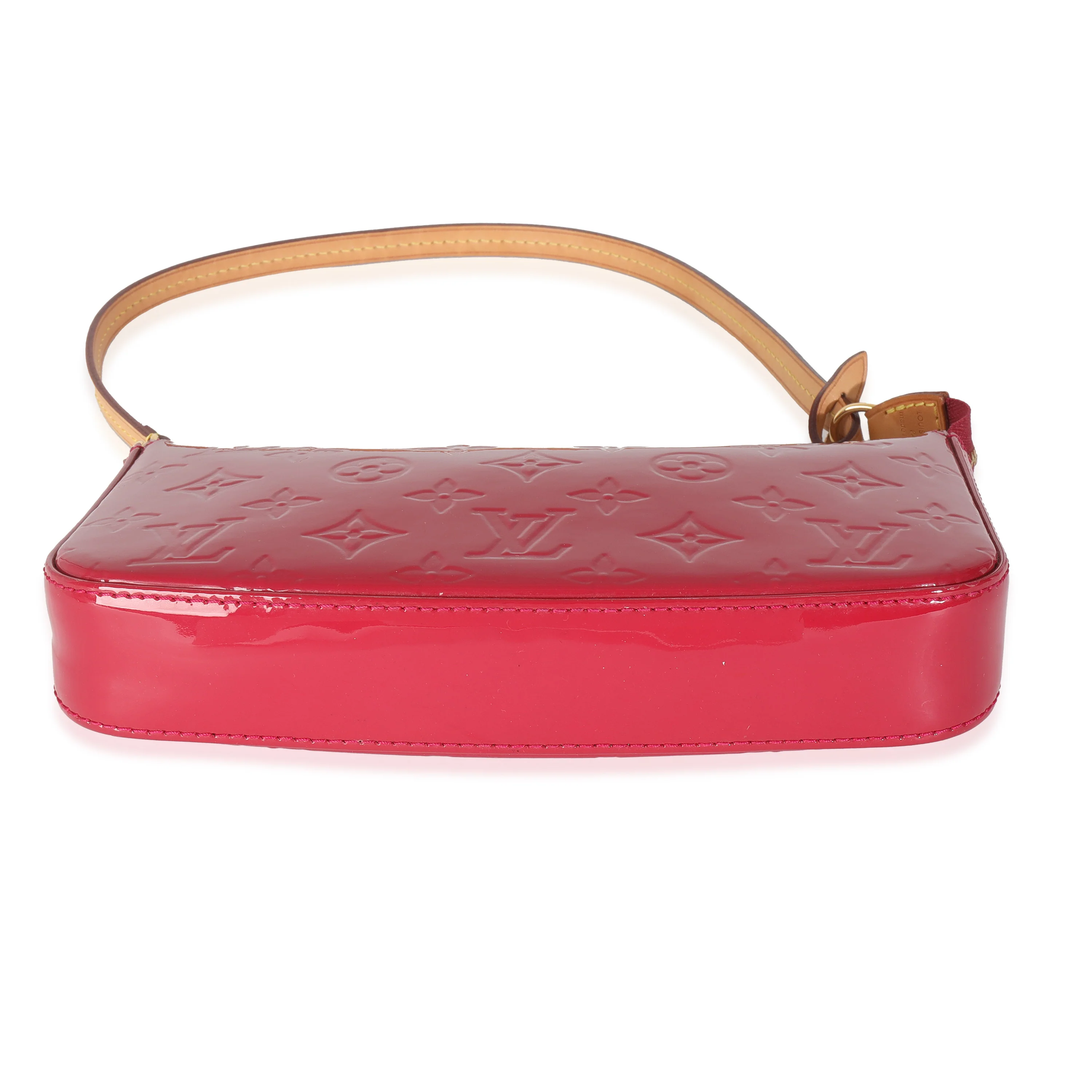 Rose Indien Monogram Vernis Pochette Accessoires NM - Image 9