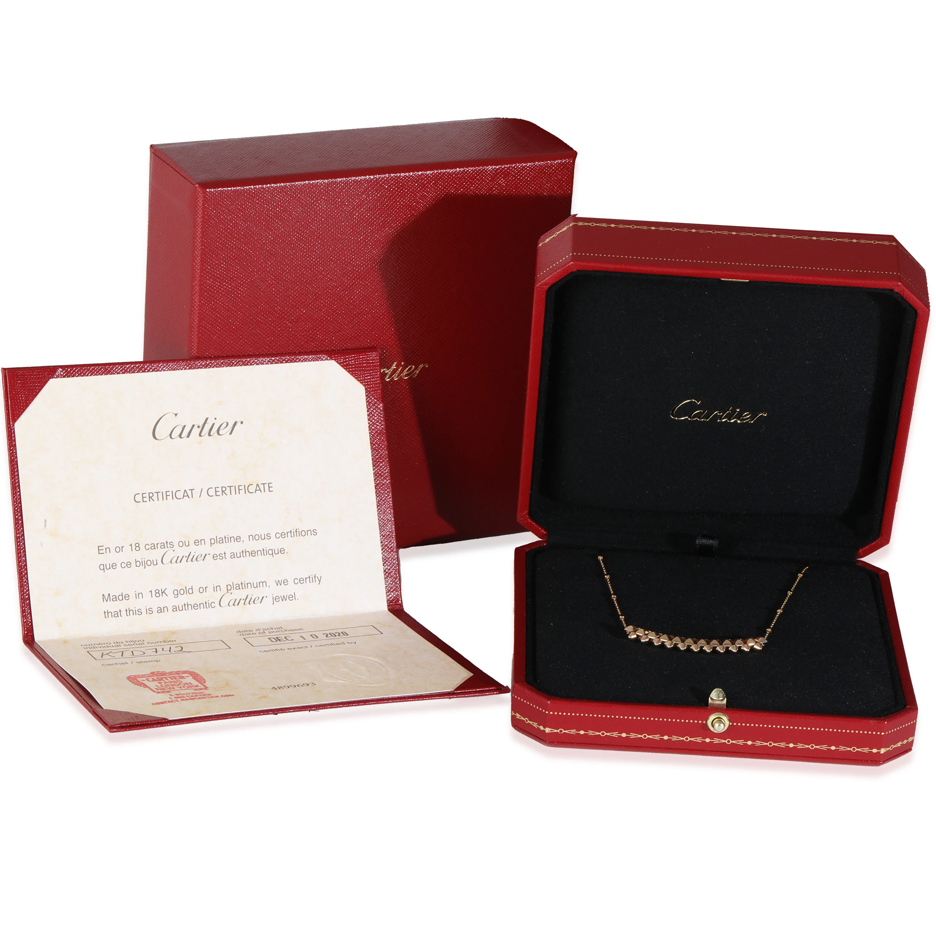 Rose Gold Medium Model Clash de Cartier Necklace - Image 4