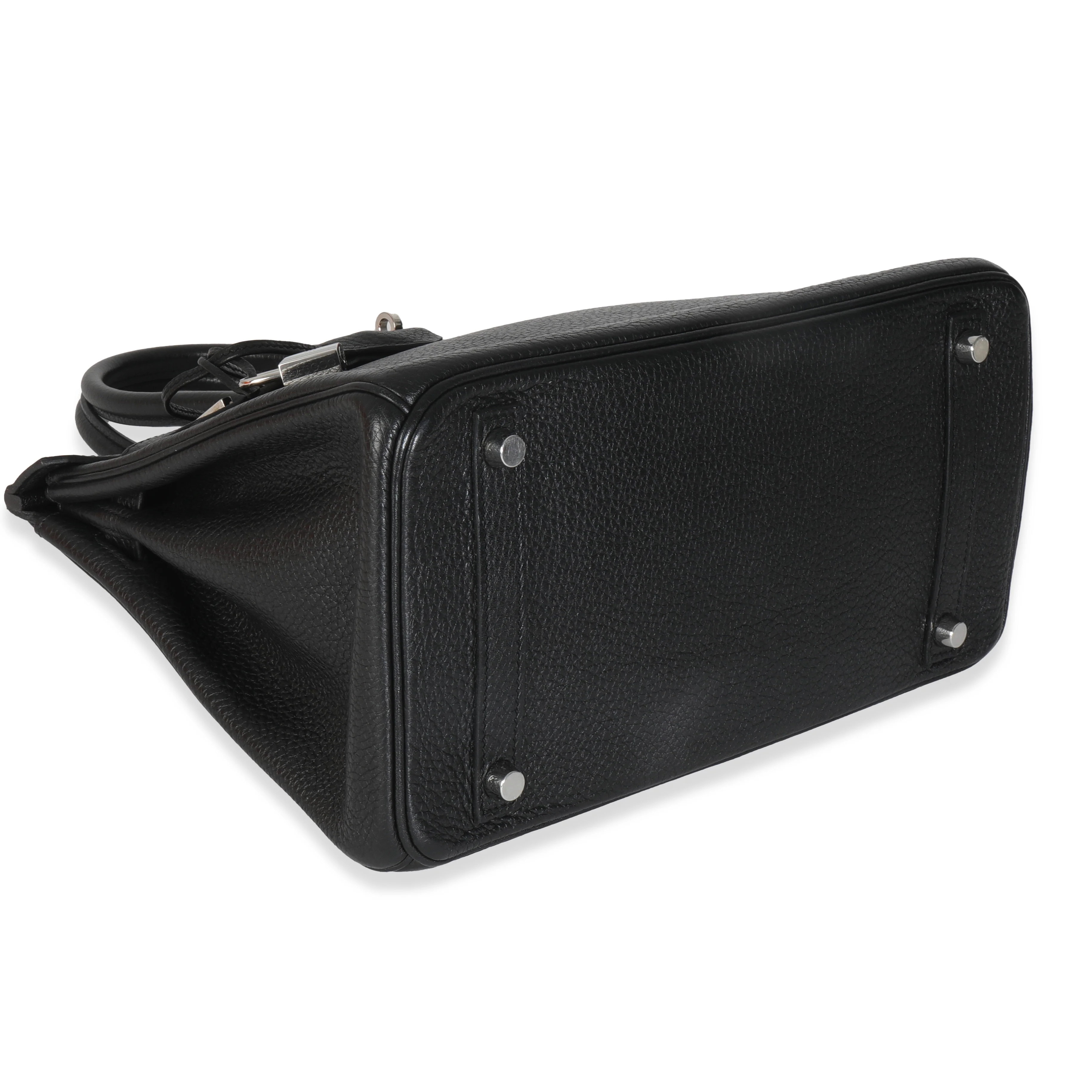Black Clemence Birkin 30 PHW - Image 6