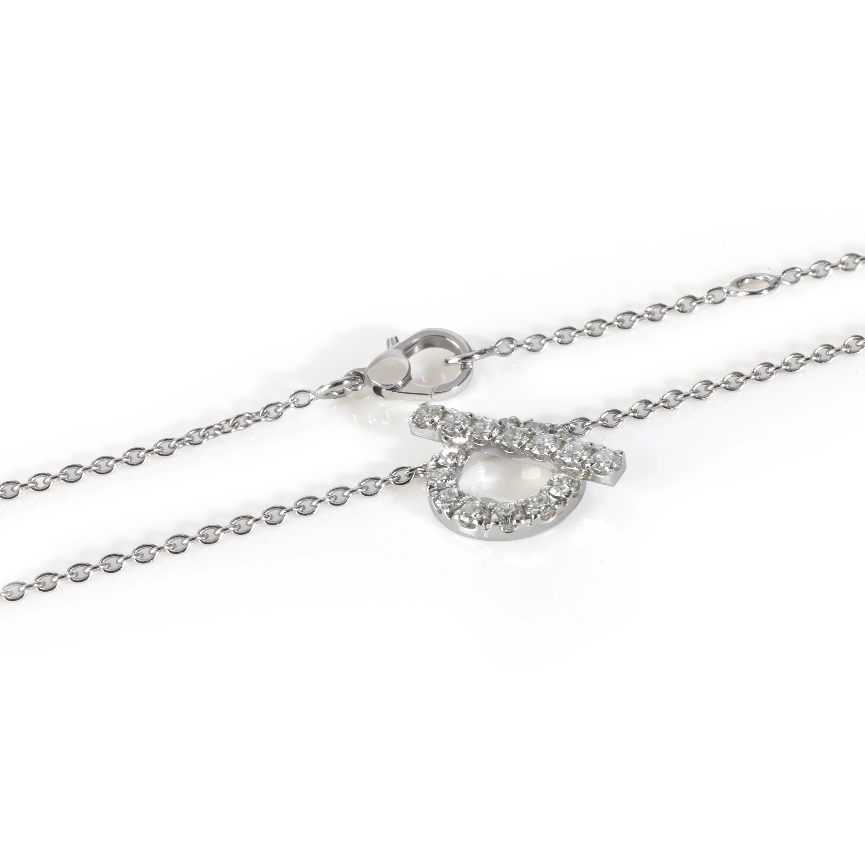 White Gold Diamond Finesse Necklace - Image 3