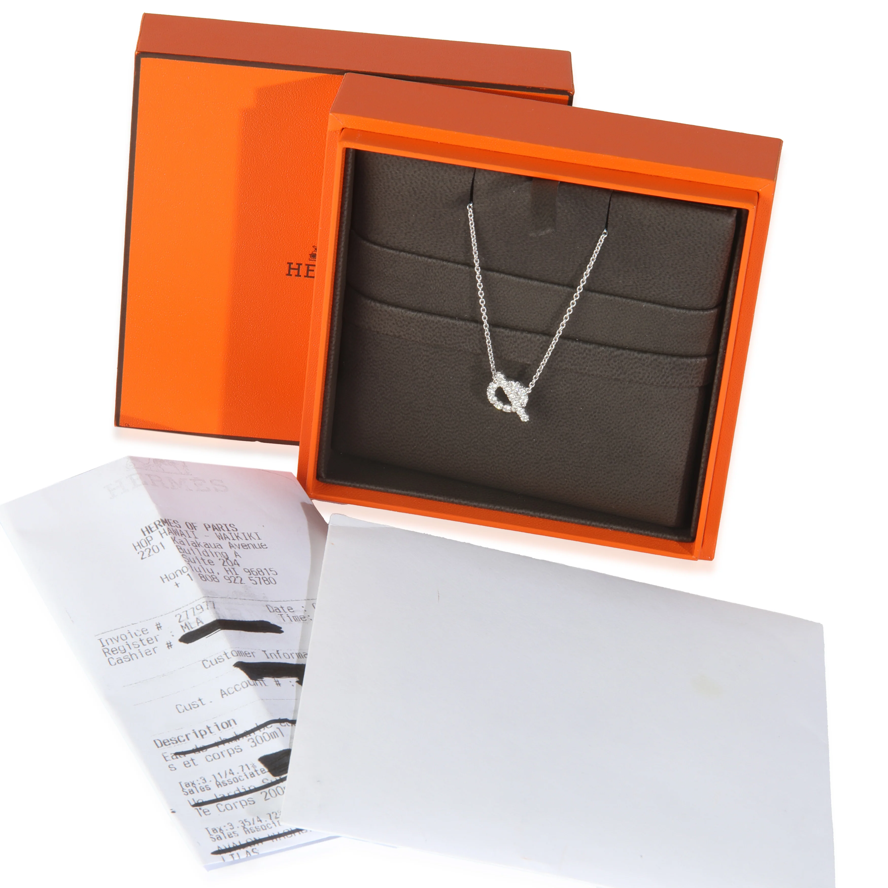 White Gold Diamond Finesse Necklace - Image 5