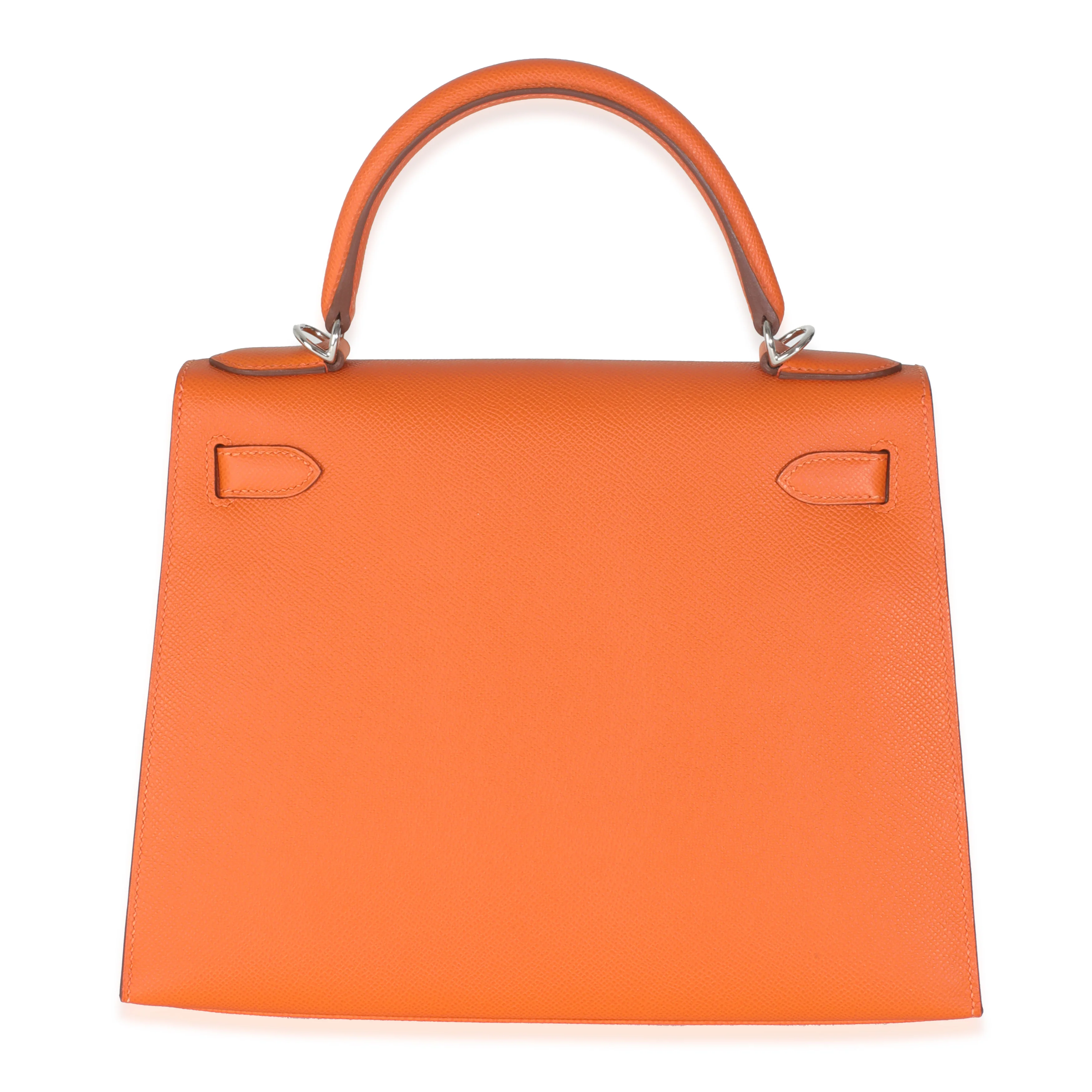 Orange Epsom Sellier Kelly 28 PHW - Image 4