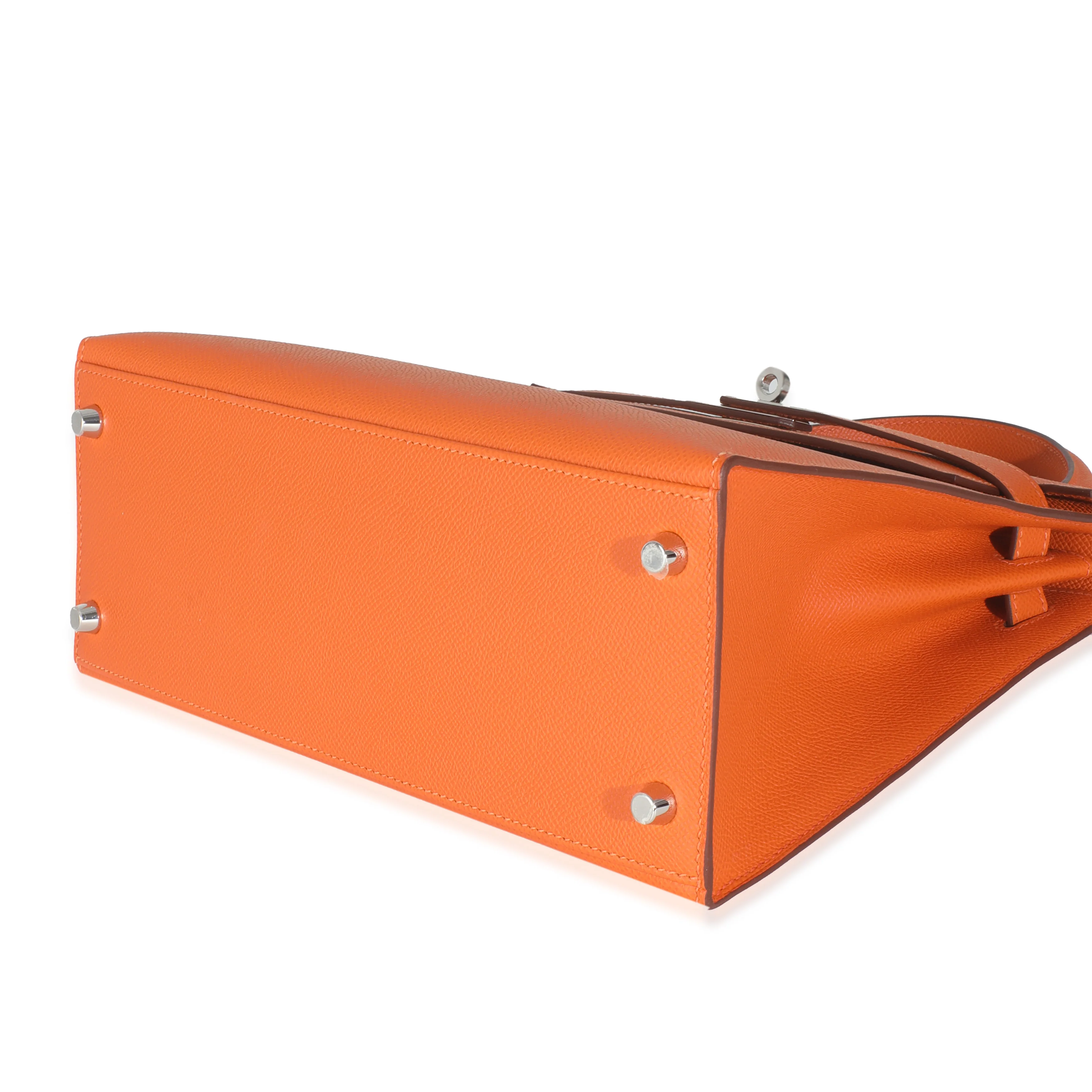 Orange Epsom Sellier Kelly 28 PHW - Image 7