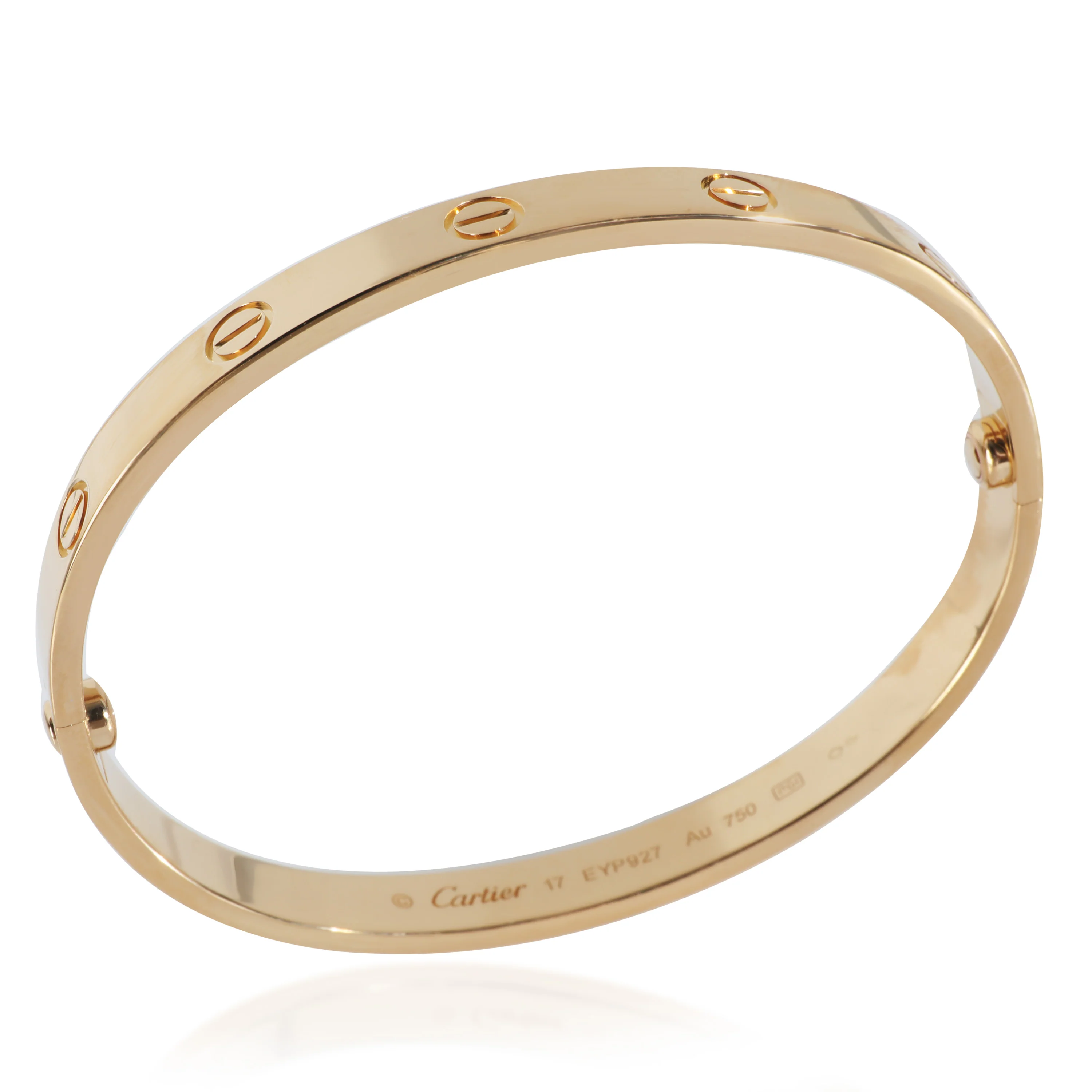 Yellow Gold Love Bracelet - Image 3