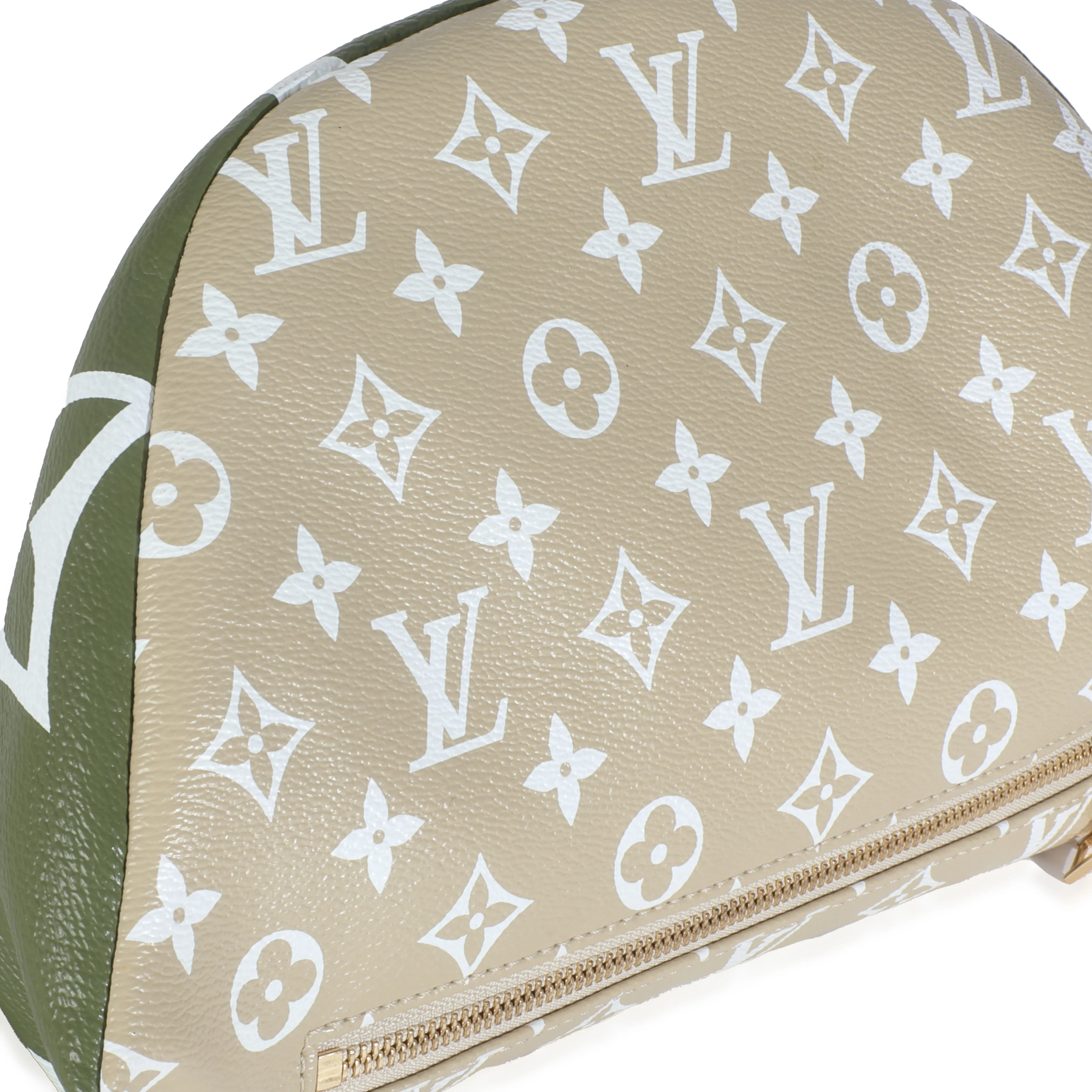 Khaki Beige Monogram Giant Canvas Bumbag - Image 5
