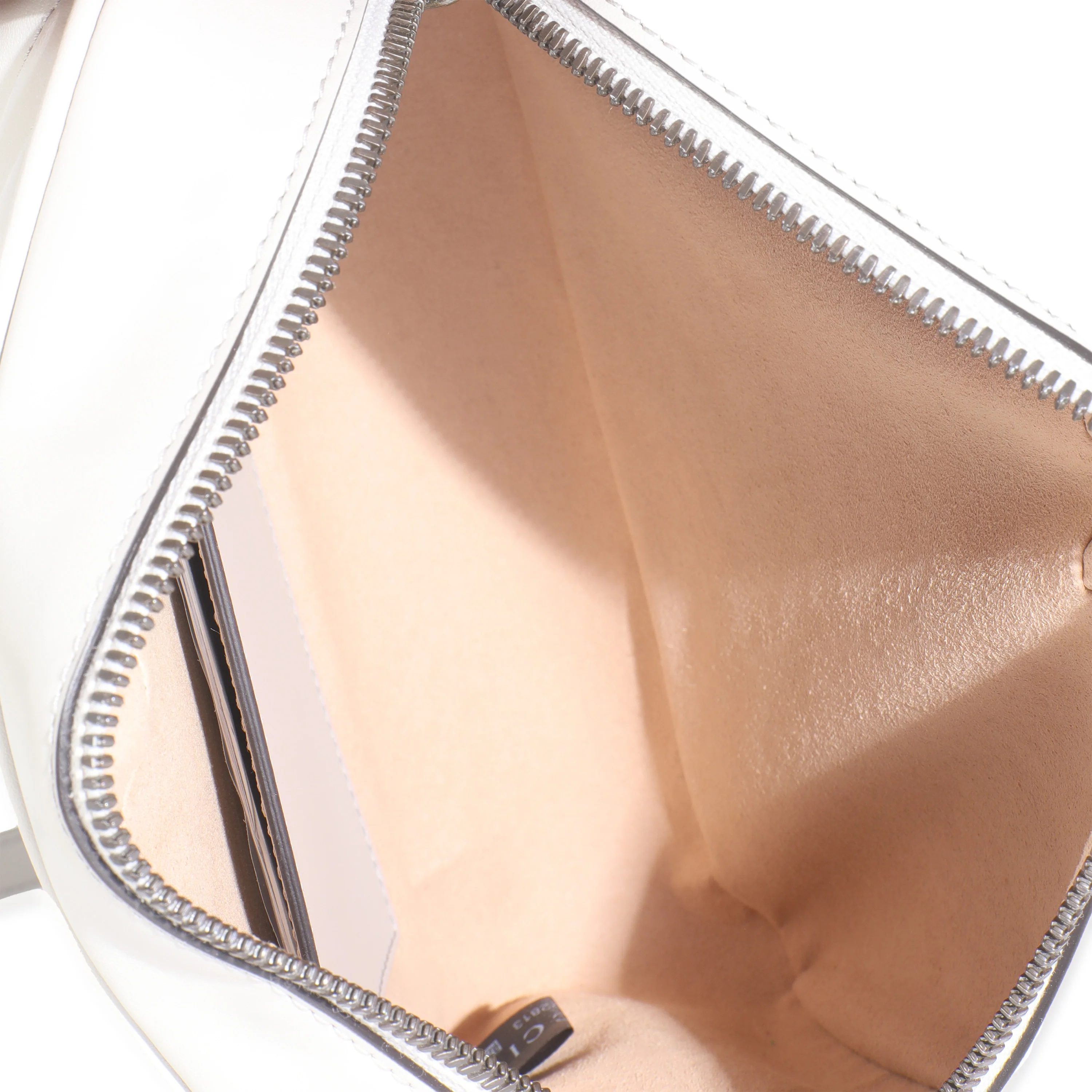 Light Grey Matelasse Calfskin Small GG Marmont - Image 9