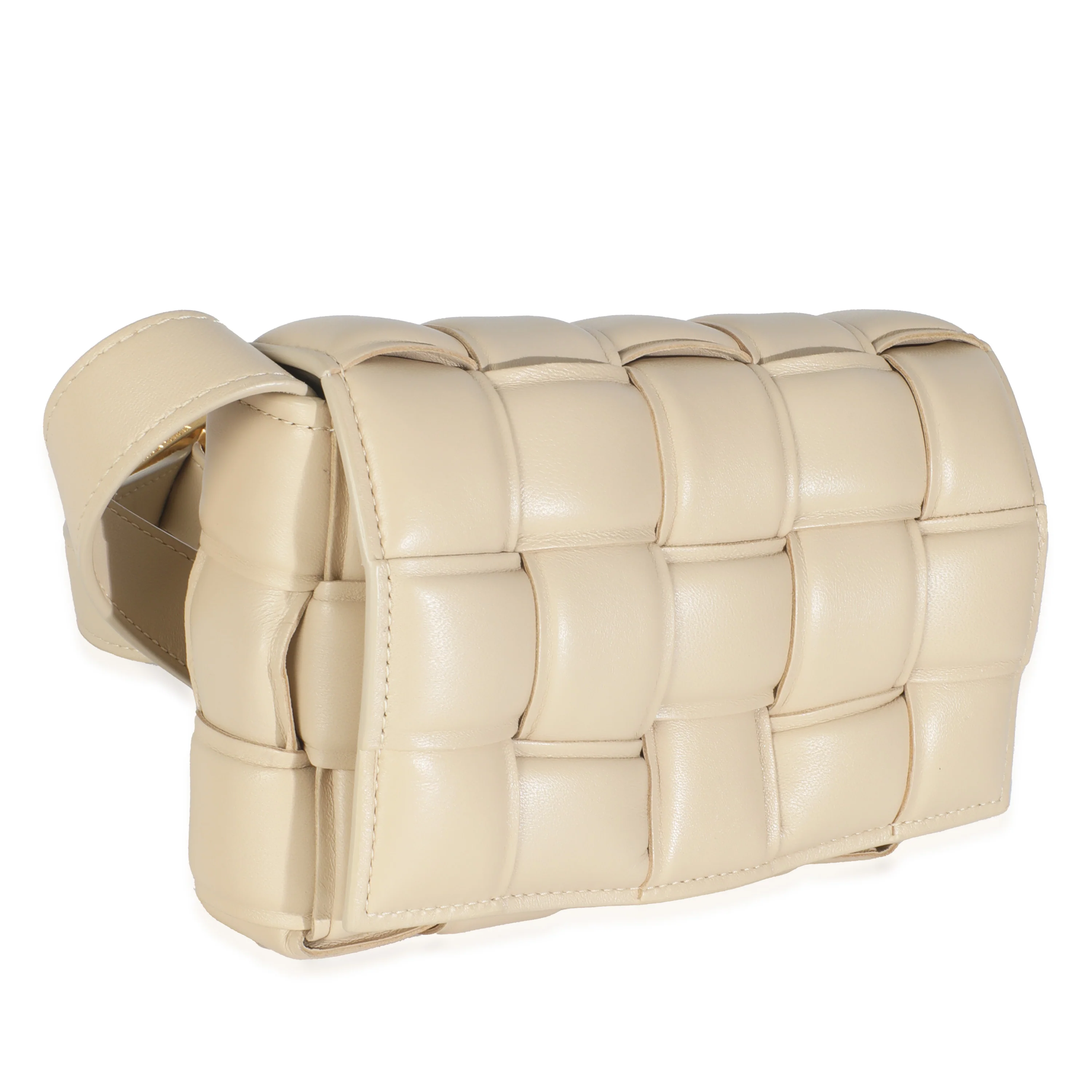 Beige Padded Nappa Mini Cassette - Image 3
