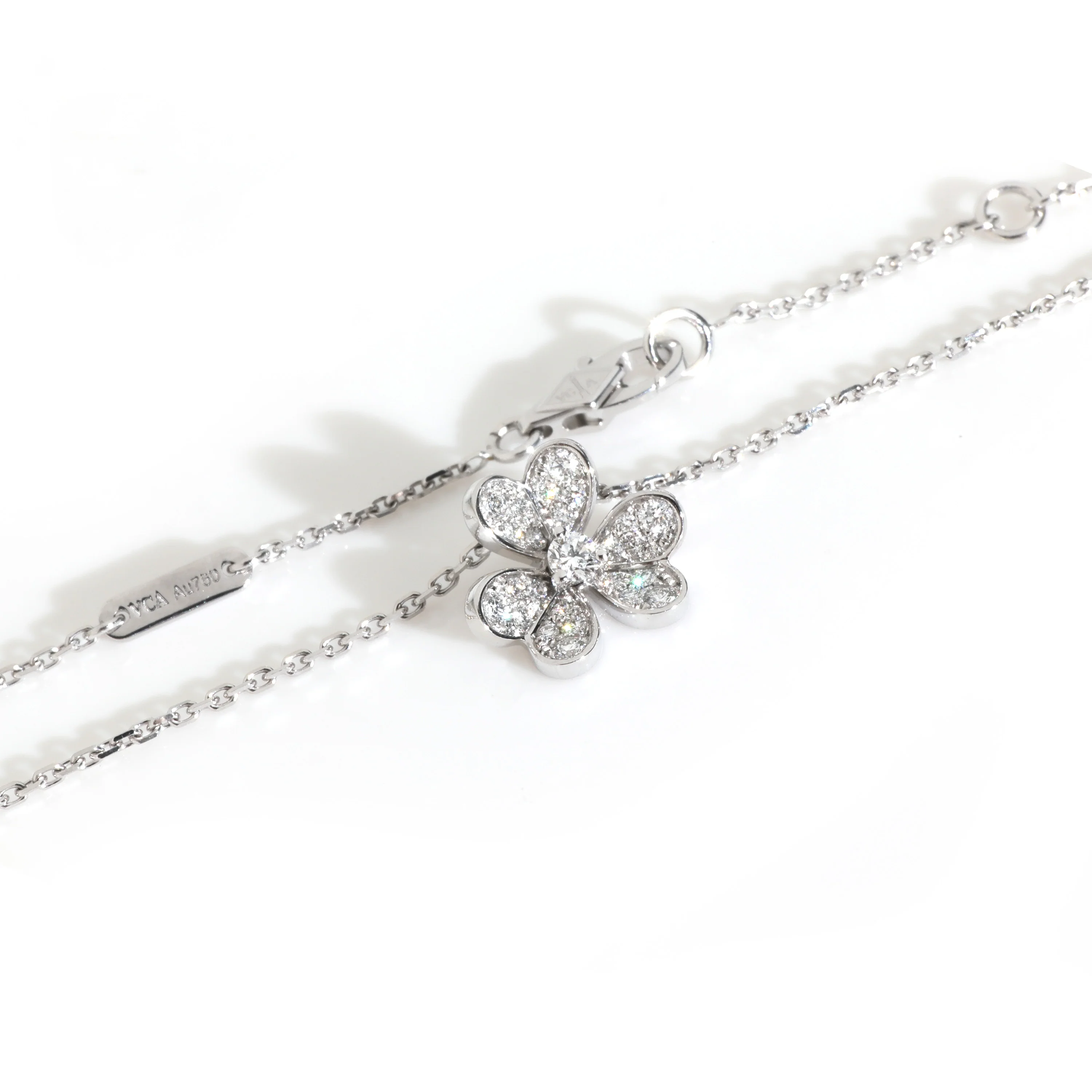 White Gold Diamond Mini Frivole Pendant - Image 3