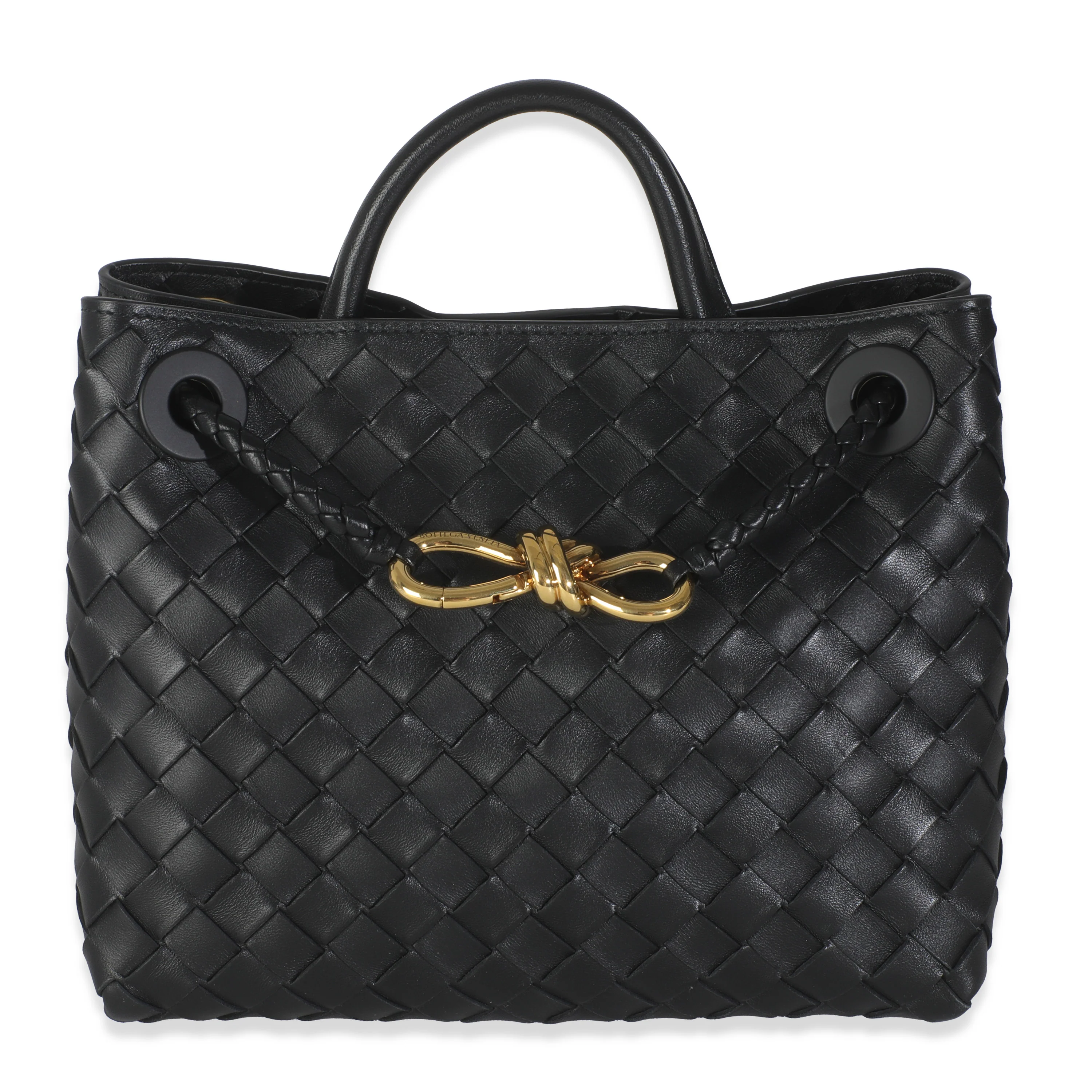 Black Nappa Intrecciato Small Andiamo
