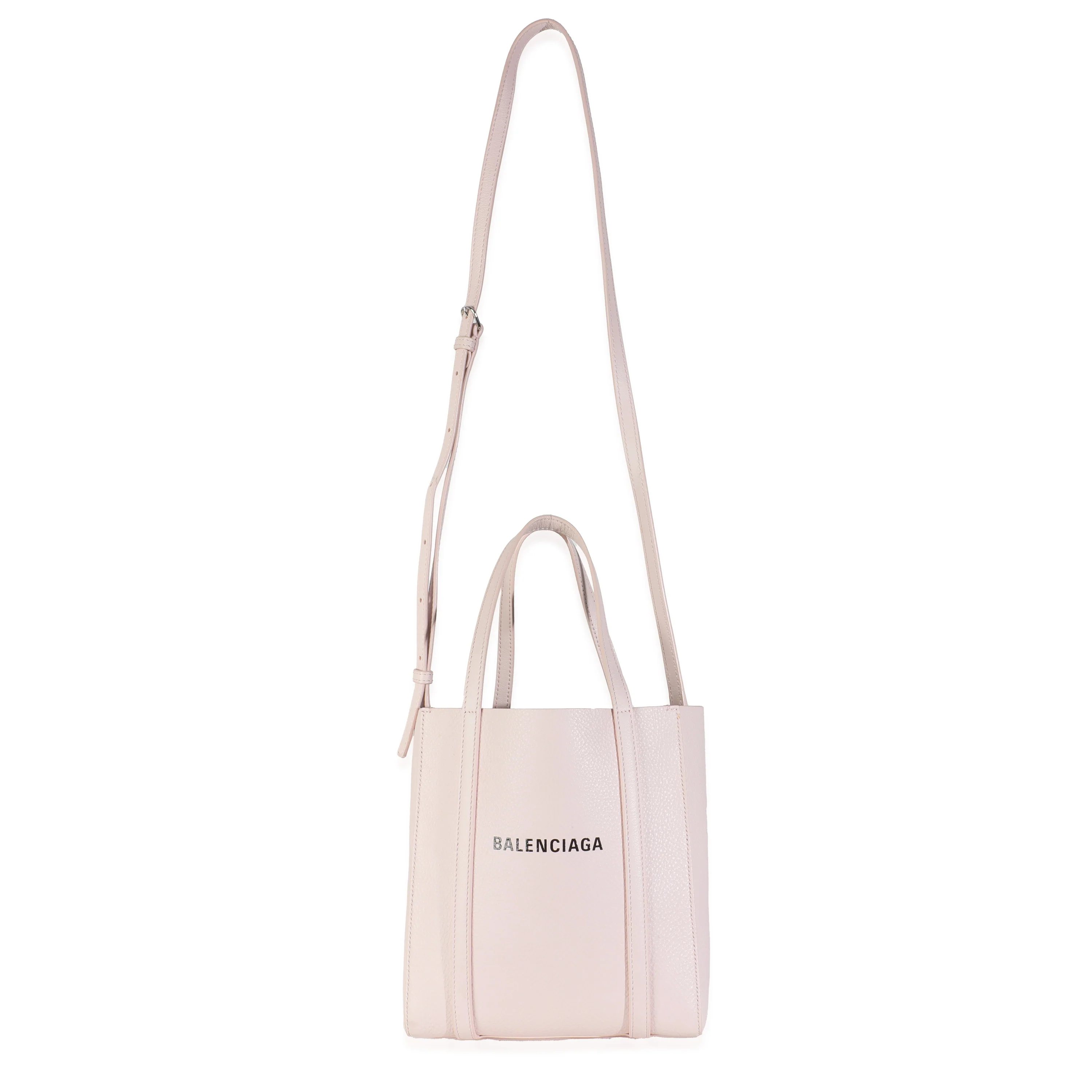 Pink Calfskin Small Shopping Tote - Image 8