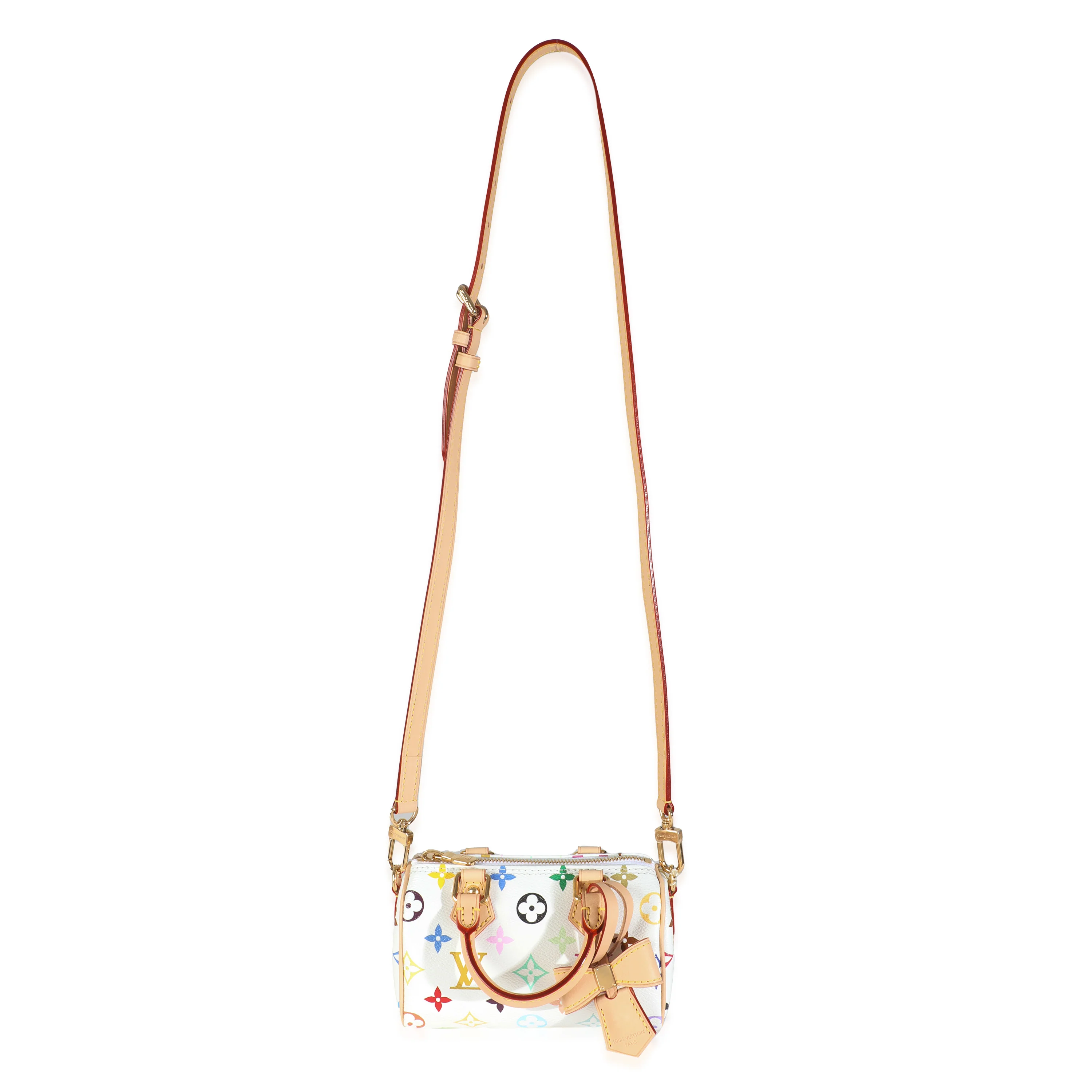 x TM White Monogram Multicolor Nano Speedy NM - Image 8