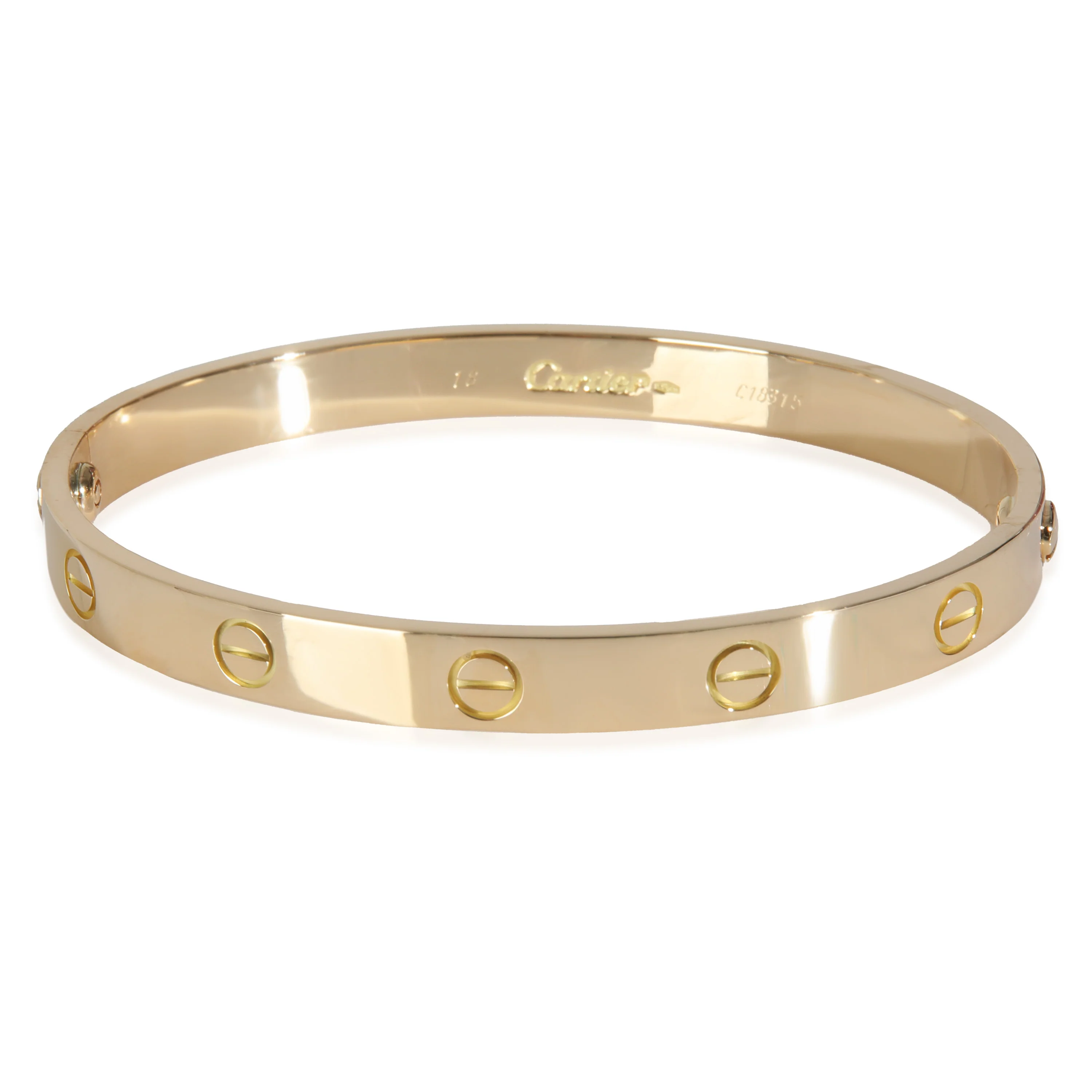 Yellow Gold Vintage Love Bracelet
