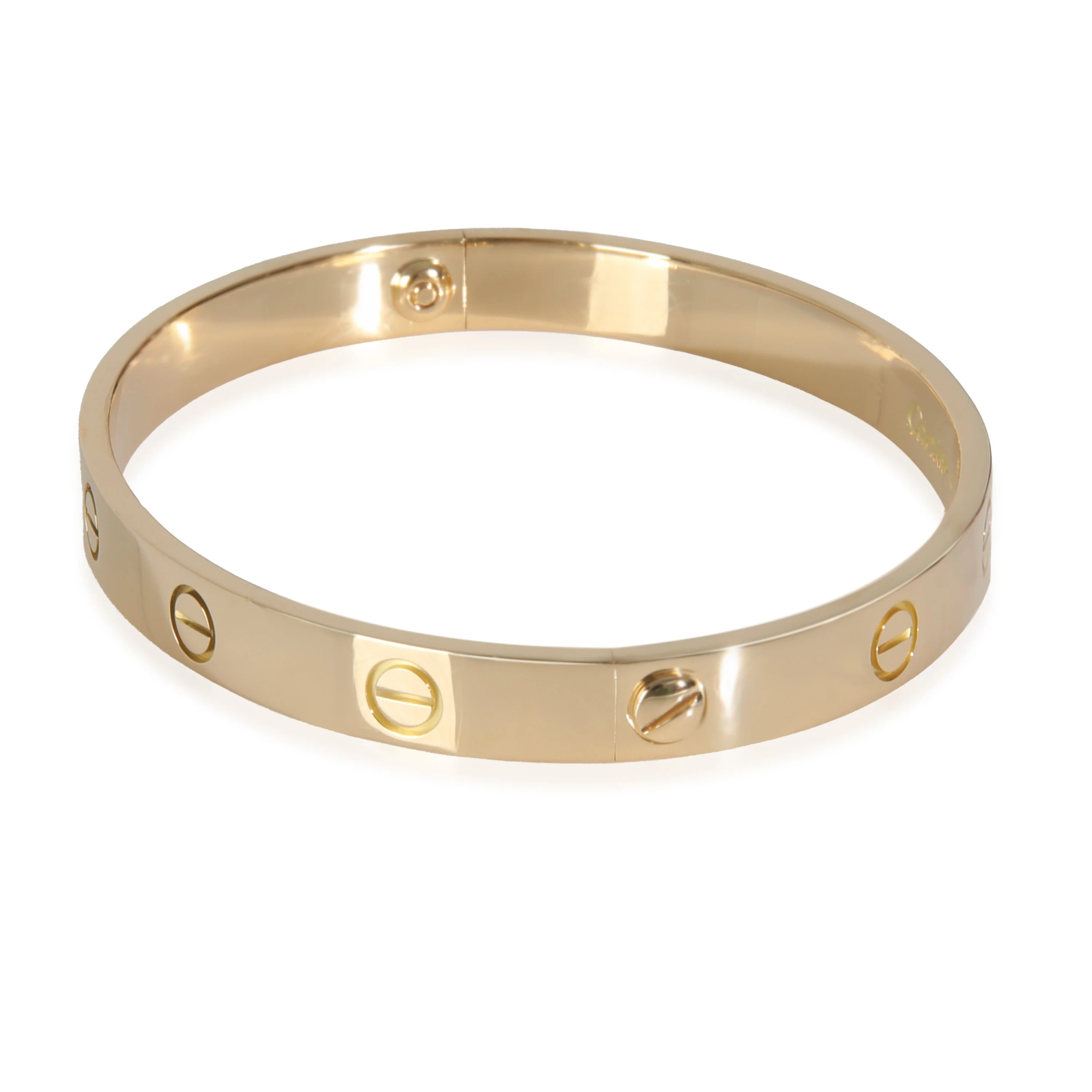 Yellow Gold Vintage Love Bracelet - Image 2