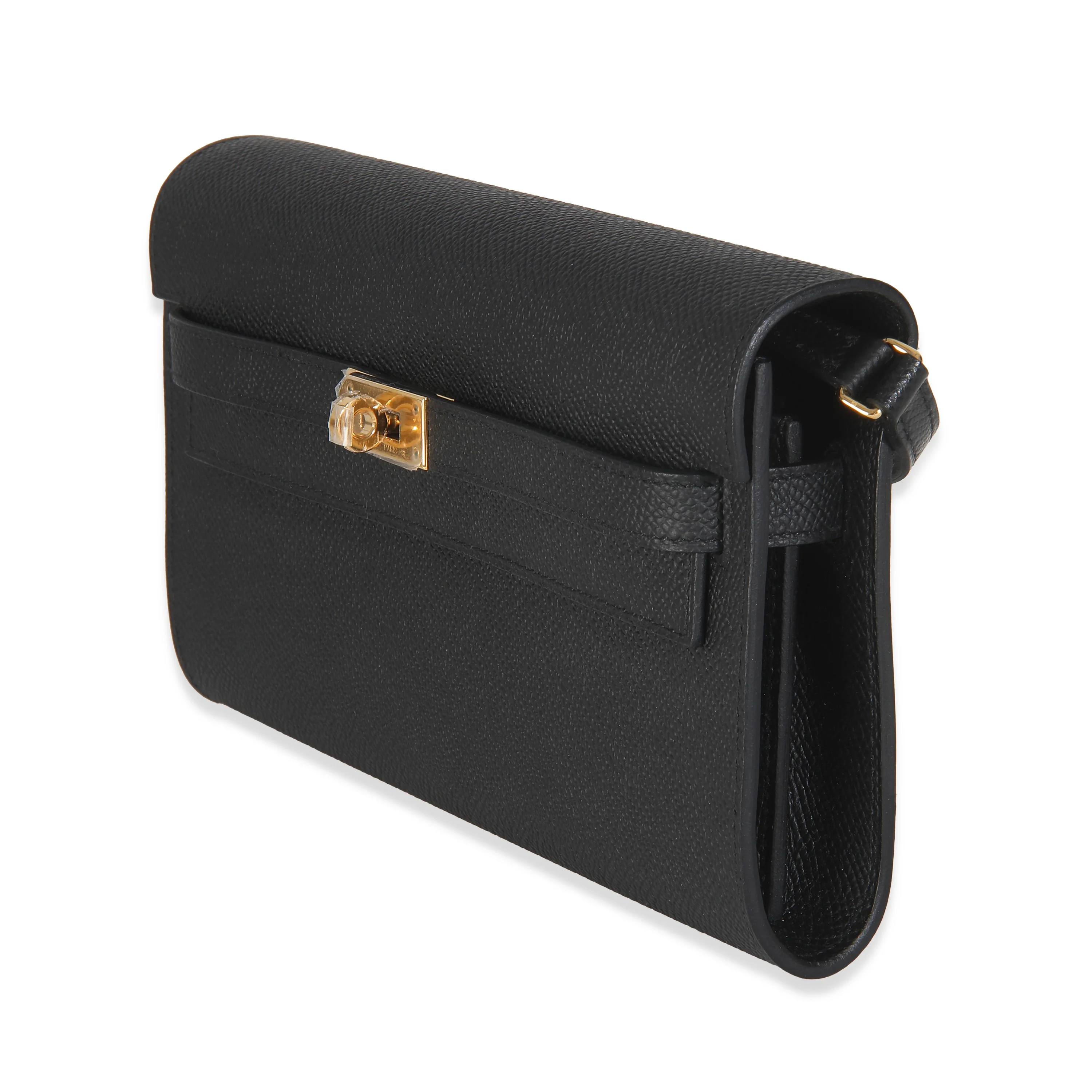 Hermes Black Epsom Kelly To Go GHW - Image 2