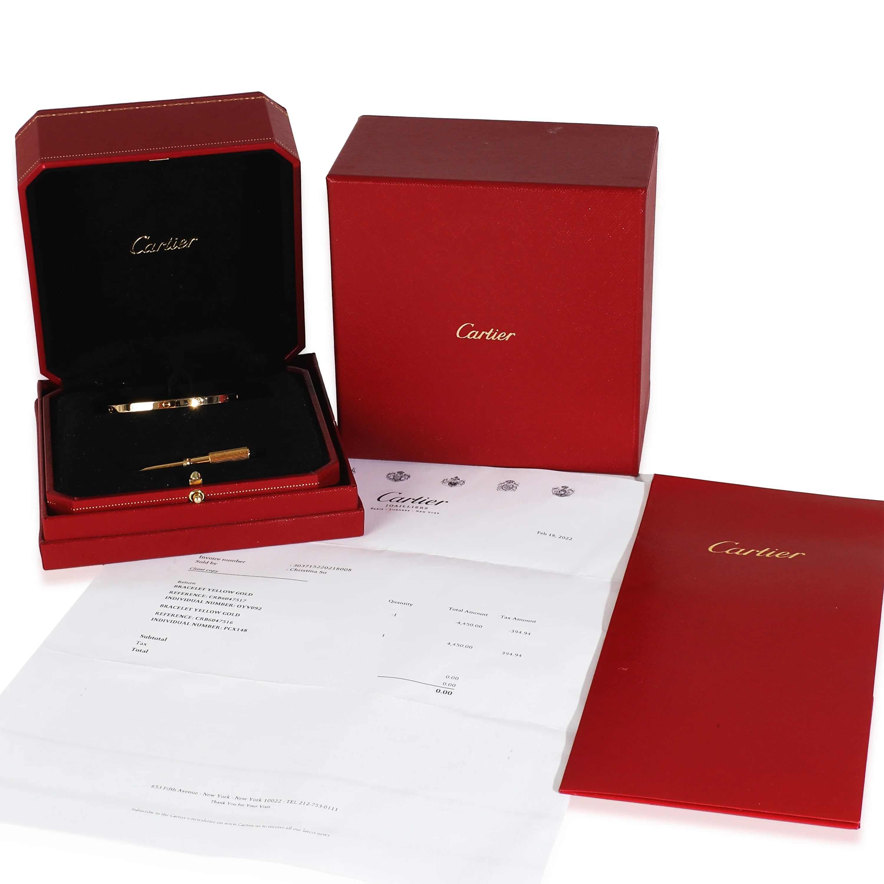 Yellow Gold  Small Model Love Bracelet - Image 4