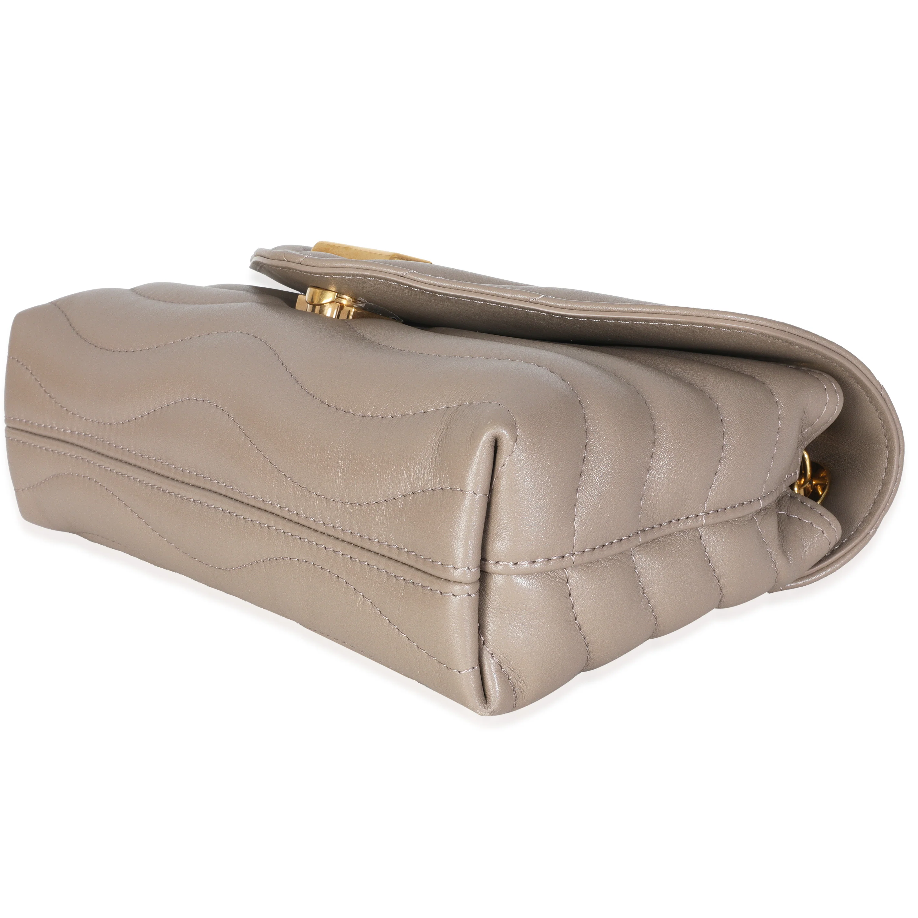 Taupe Calf Leather New Wave Chain MM - Image 6