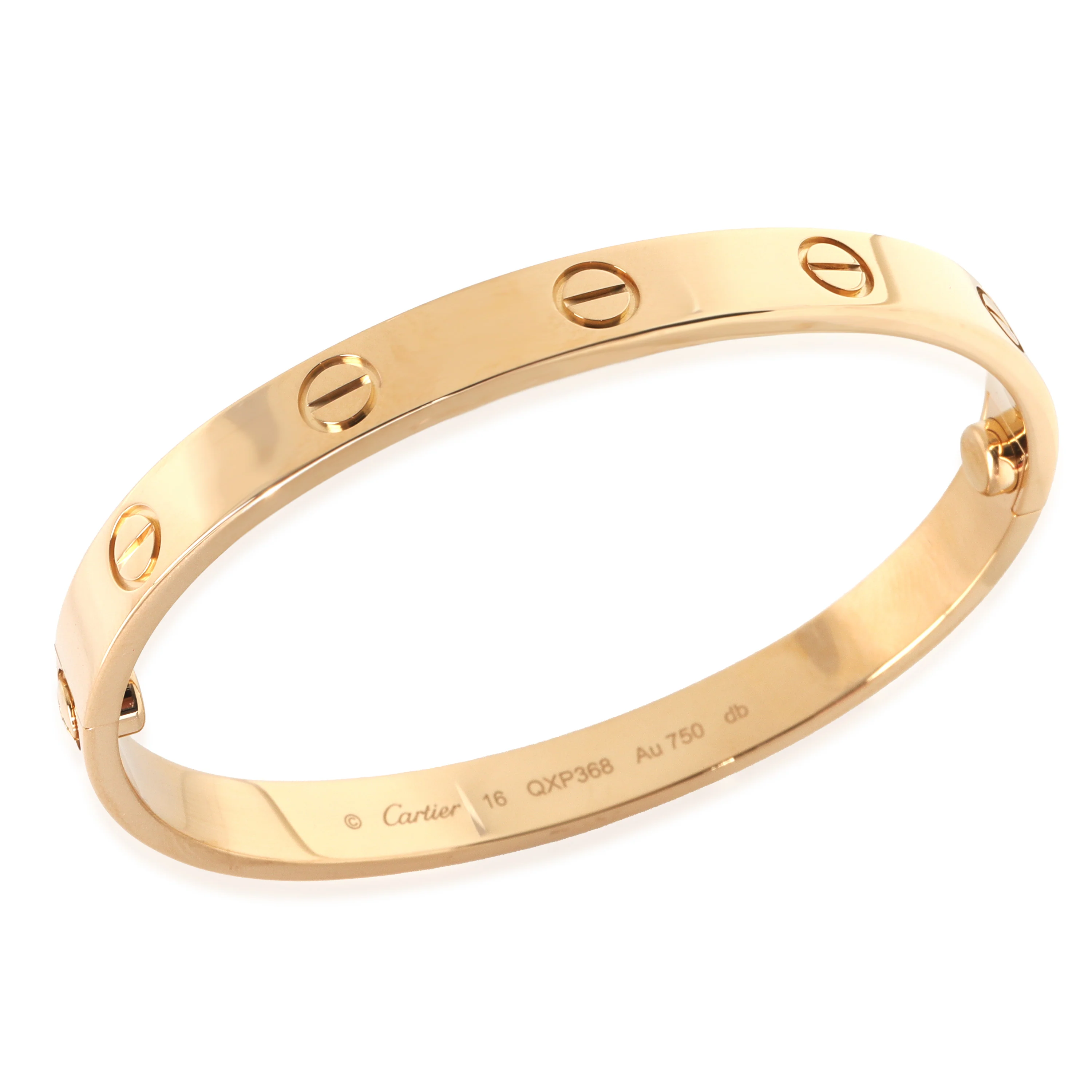 Yellow Gold Love Bracelet - Image 3